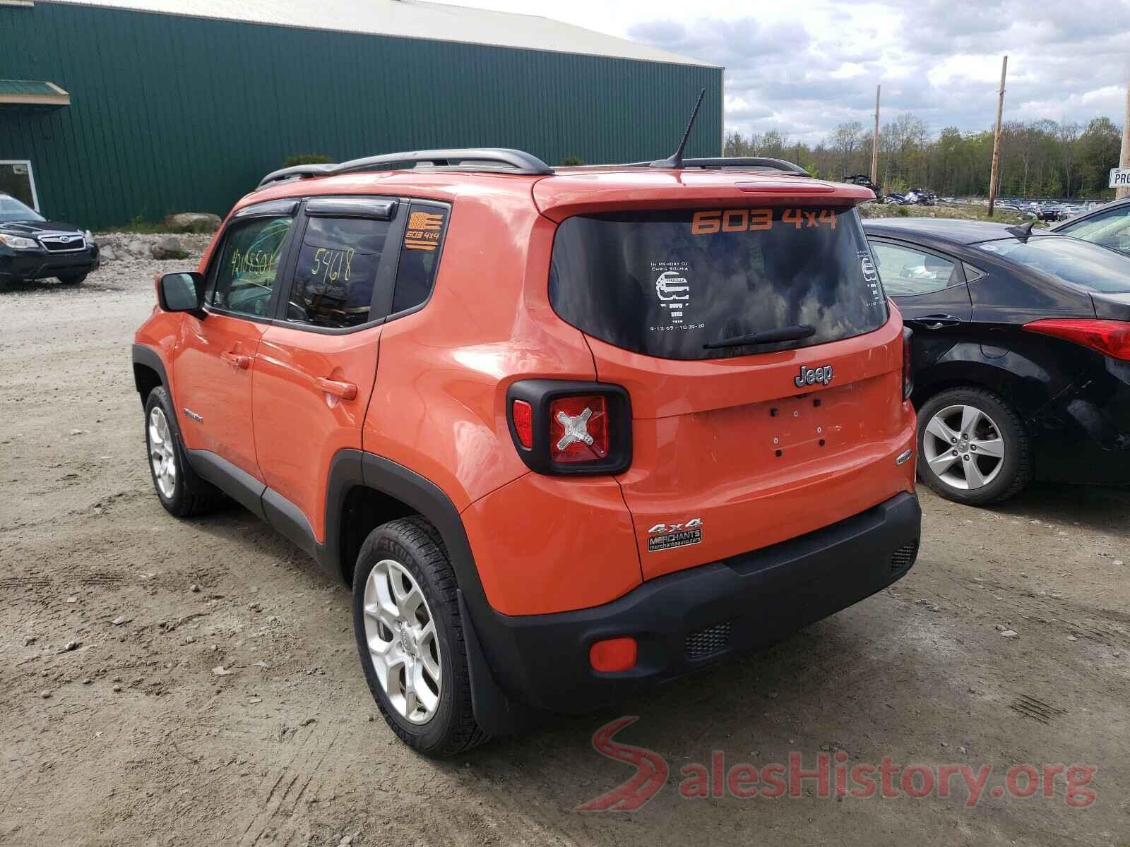 ZACCJBBT3GPD84244 2016 JEEP RENEGADE