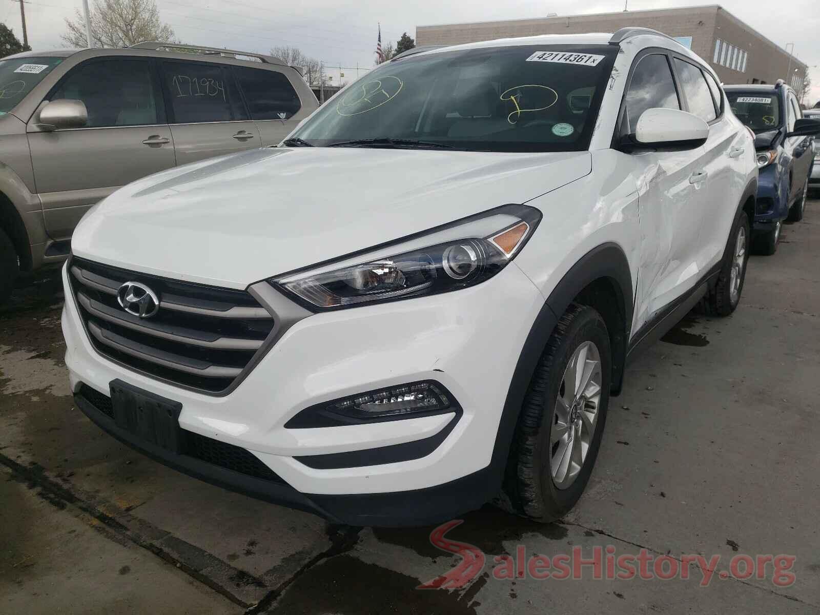 KM8J3CA41GU037264 2016 HYUNDAI TUCSON