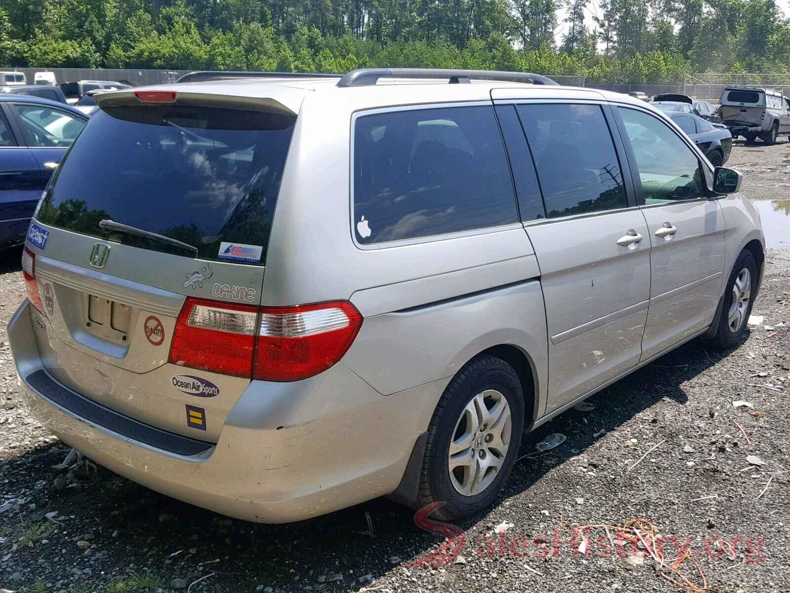 5FNRL38637B458345 2007 HONDA ODYSSEY EX