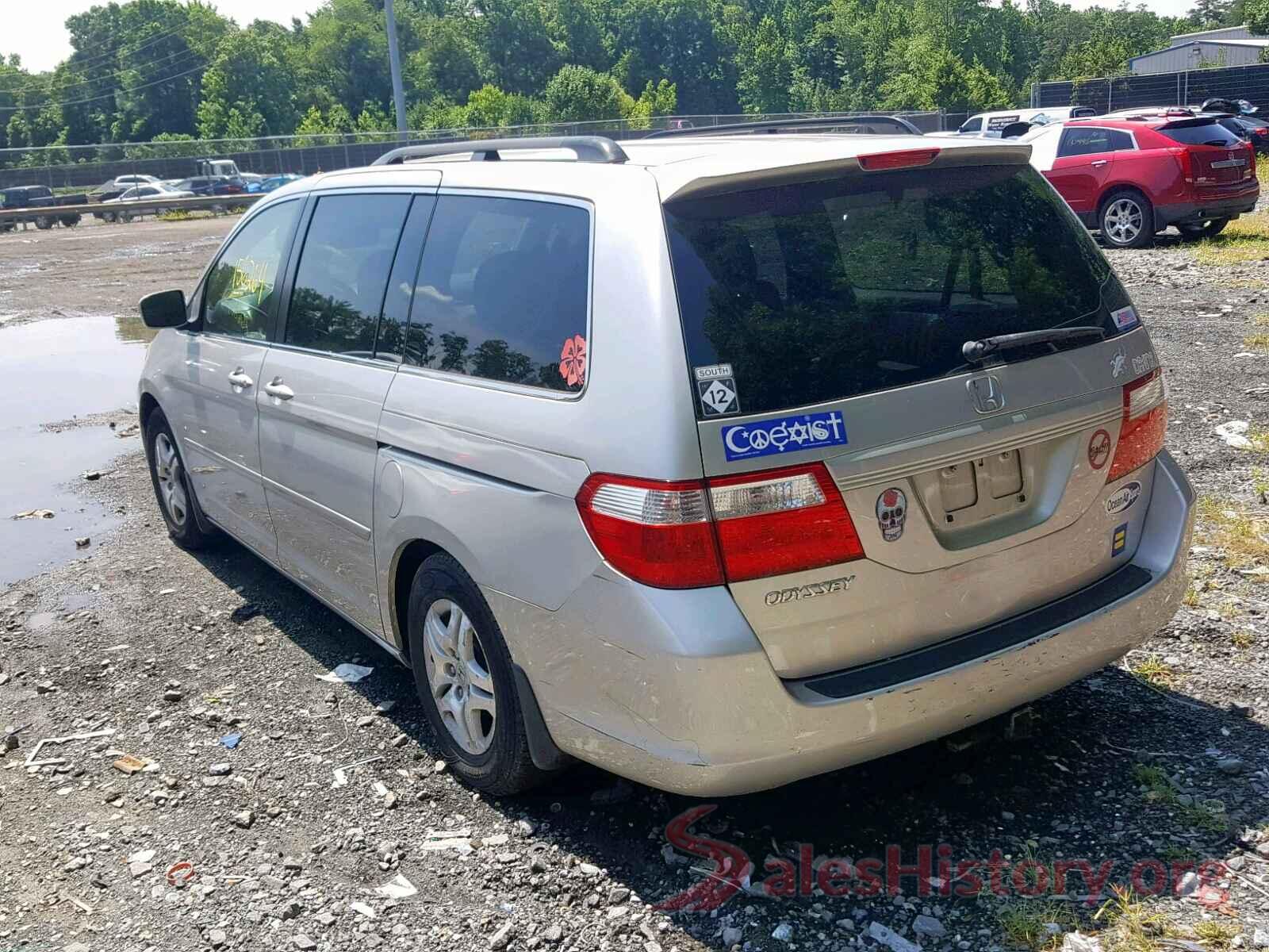 5FNRL38637B458345 2007 HONDA ODYSSEY EX