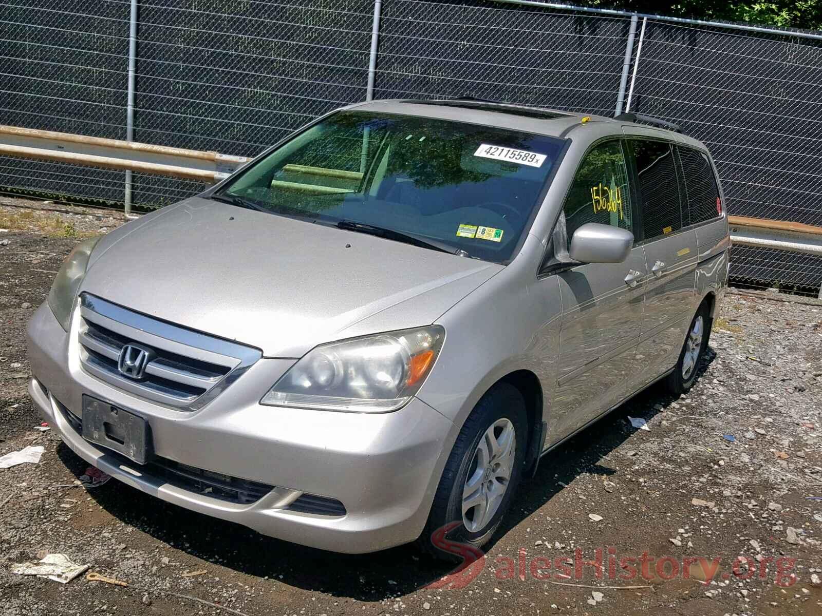 5FNRL38637B458345 2007 HONDA ODYSSEY EX