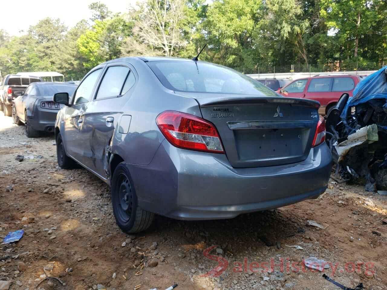 ML32F3FJ6HHF12499 2017 MITSUBISHI MIRAGE