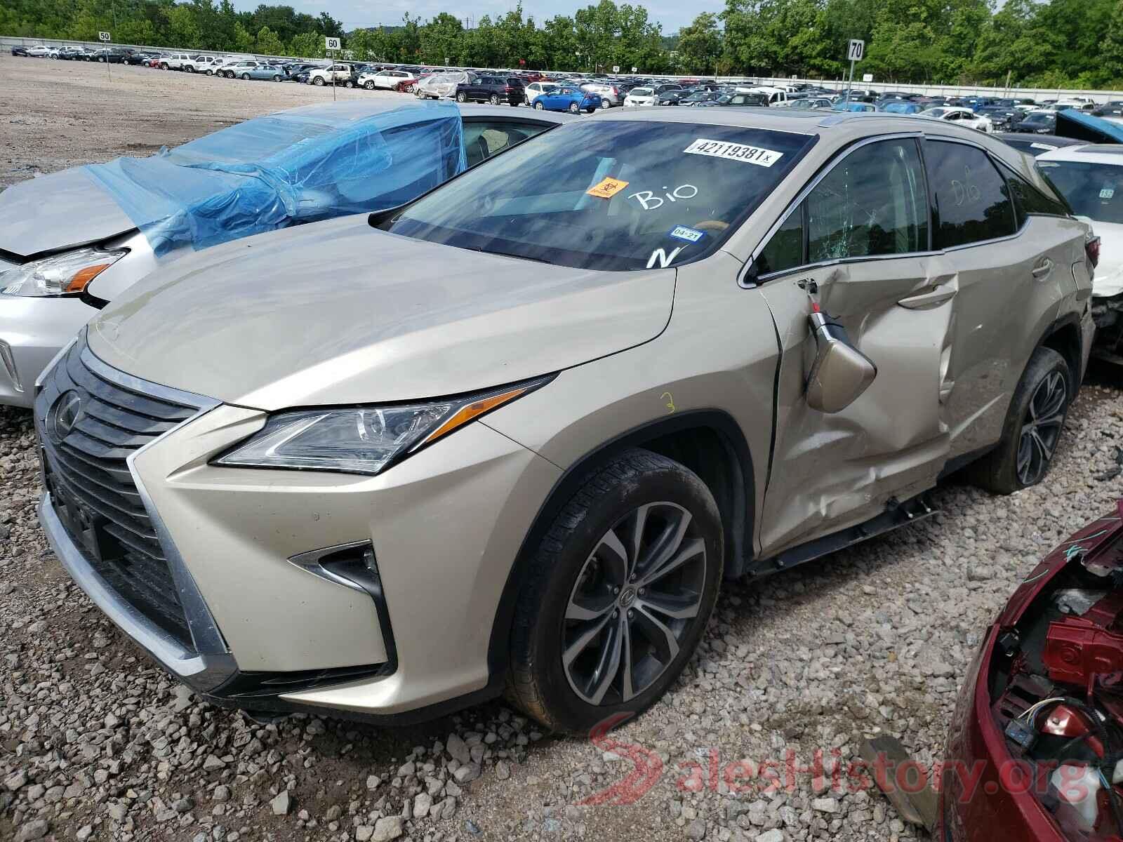 2T2ZZMCA4HC069540 2017 LEXUS RX350