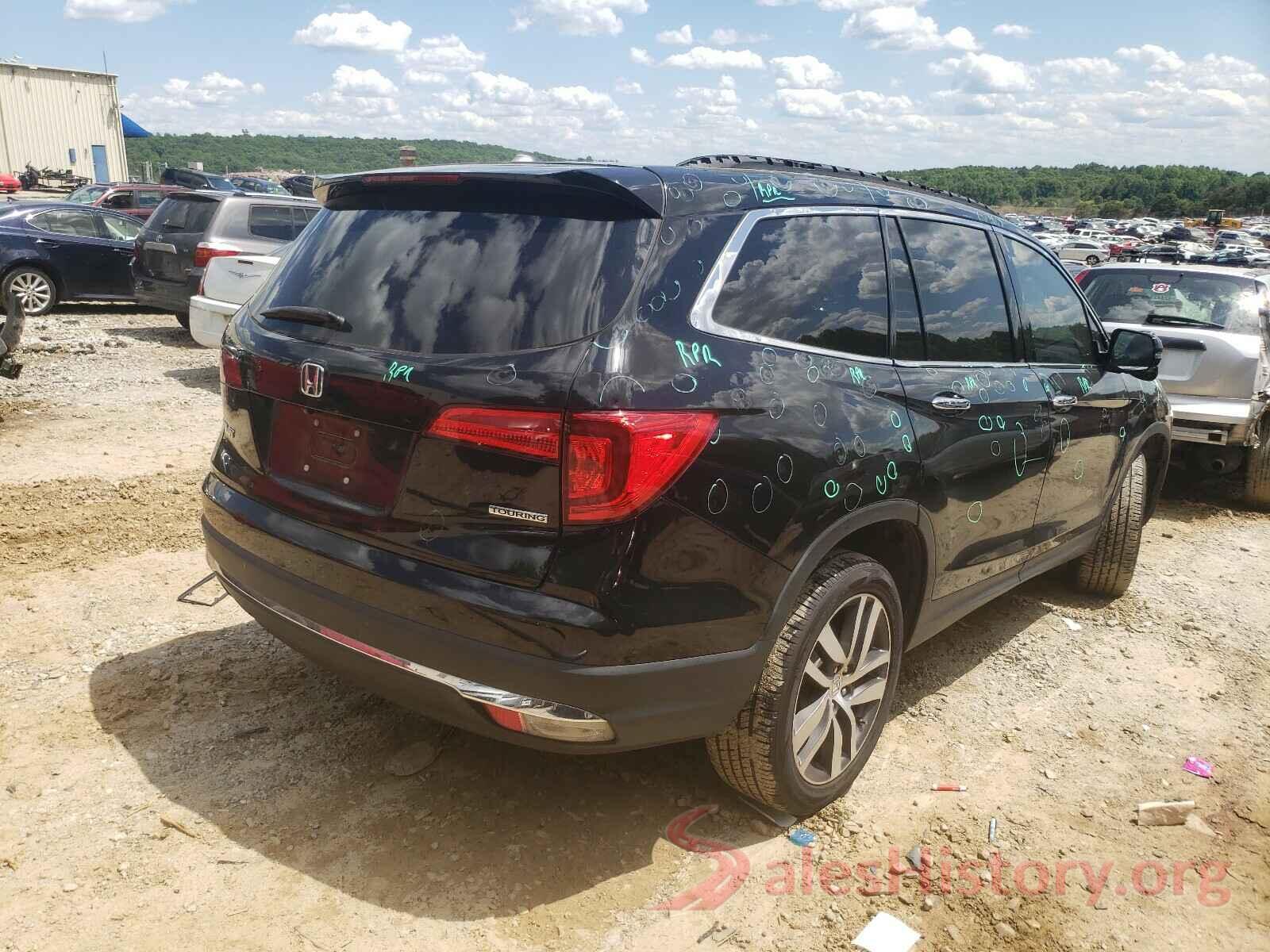 5FNYF5H9XGB041491 2016 HONDA PILOT