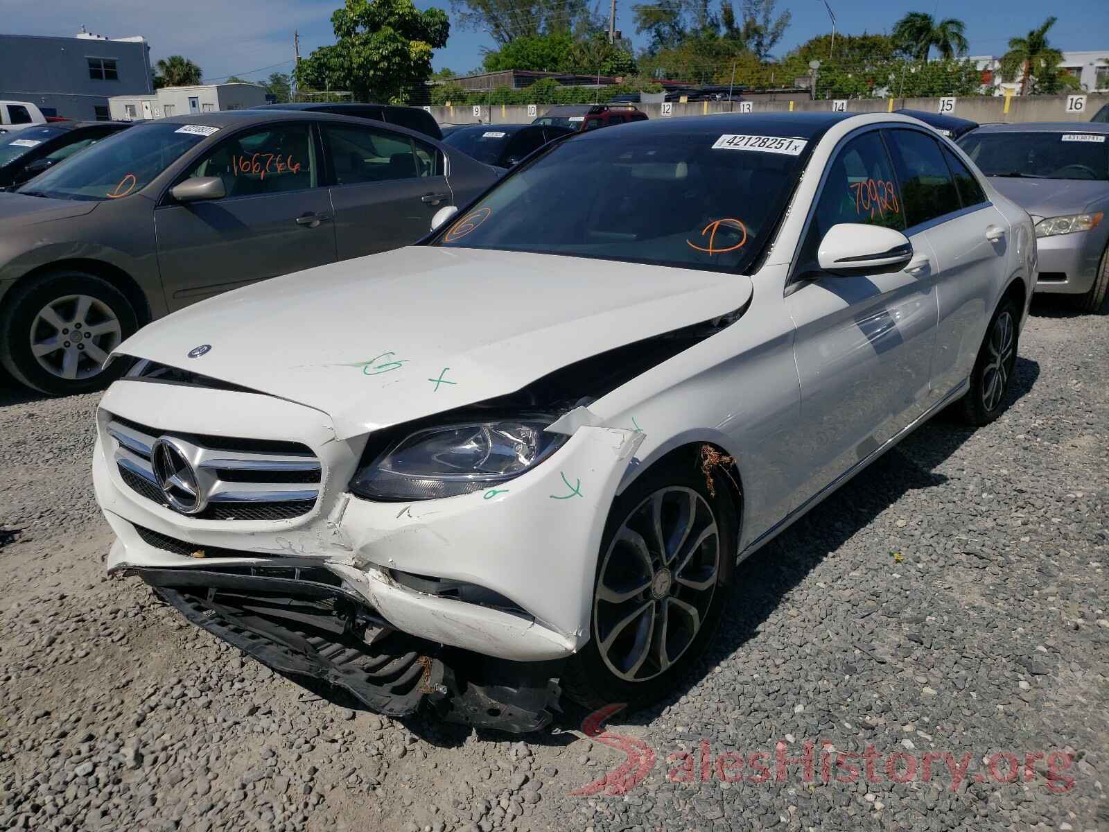 WDDWF4JBXGR144537 2016 MERCEDES-BENZ C CLASS