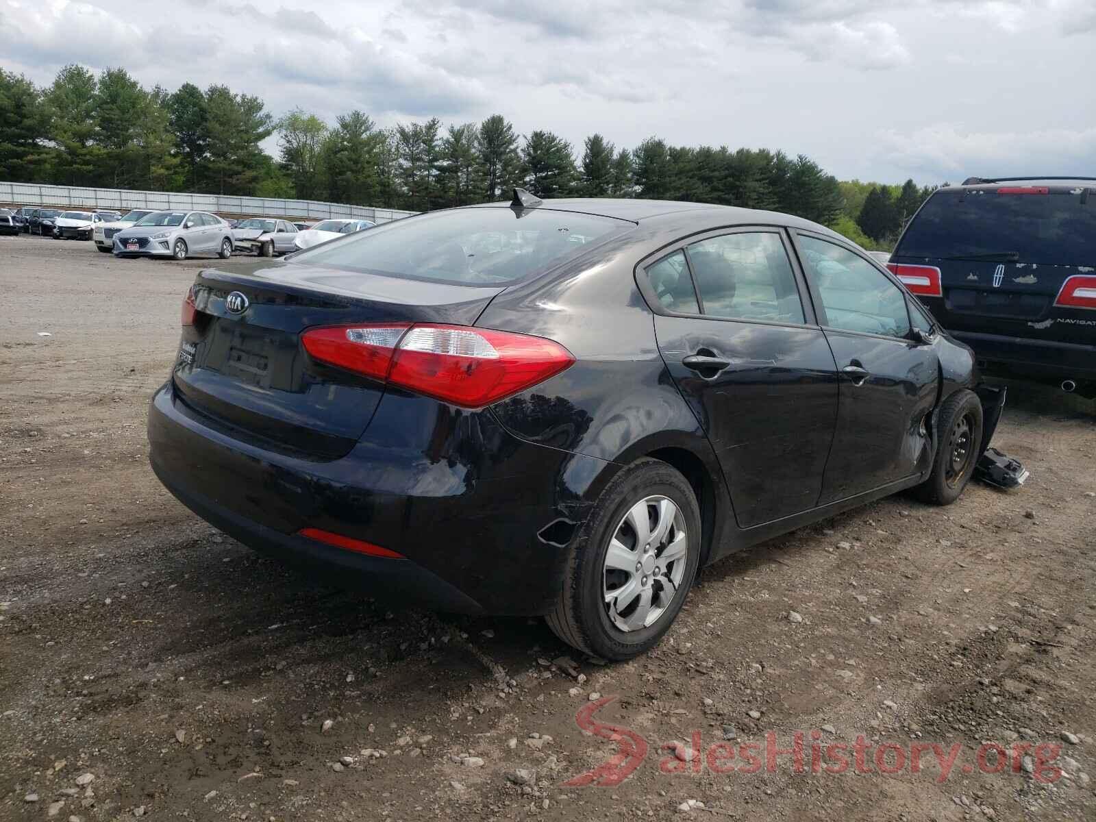 KNAFK4A6XG5614403 2016 KIA FORTE