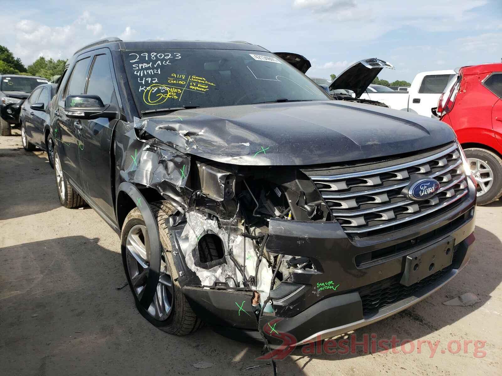 1FM5K7D82HGD62628 2017 FORD EXPLORER