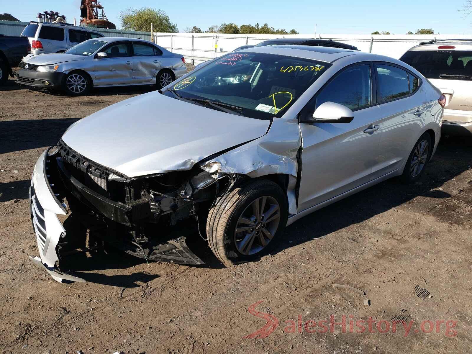 5NPD84LF5JH270752 2018 HYUNDAI ELANTRA