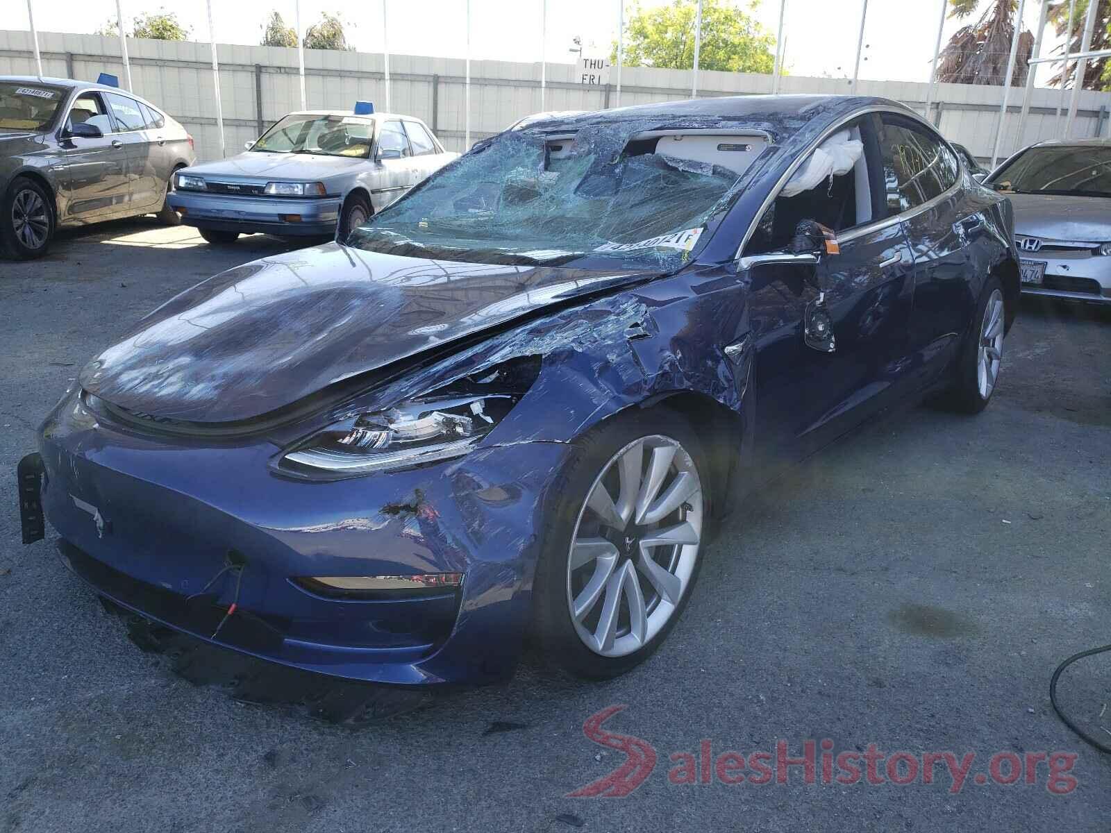 5YJ3E1EB0JF116042 2018 TESLA MODEL 3