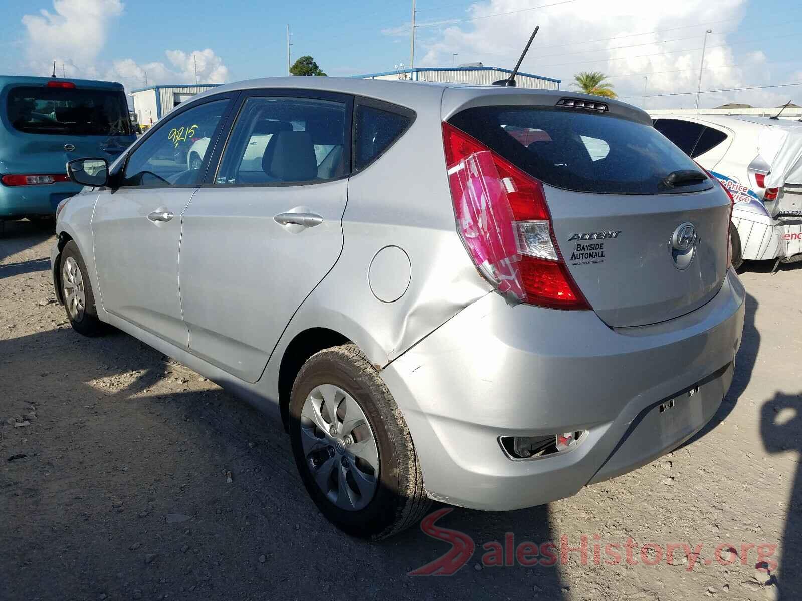 KMHCT5AE1GU251393 2016 HYUNDAI ACCENT