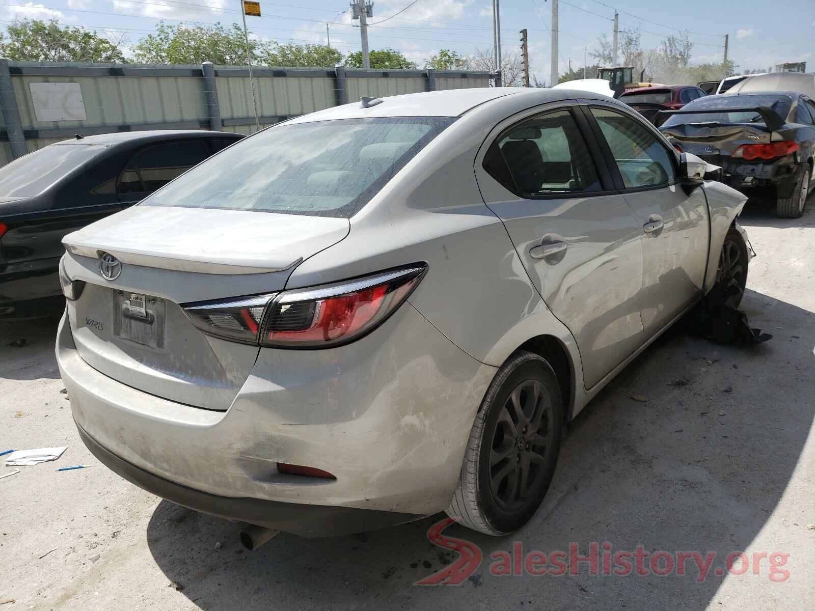 3MYDLBYV8KY502074 2019 TOYOTA YARIS