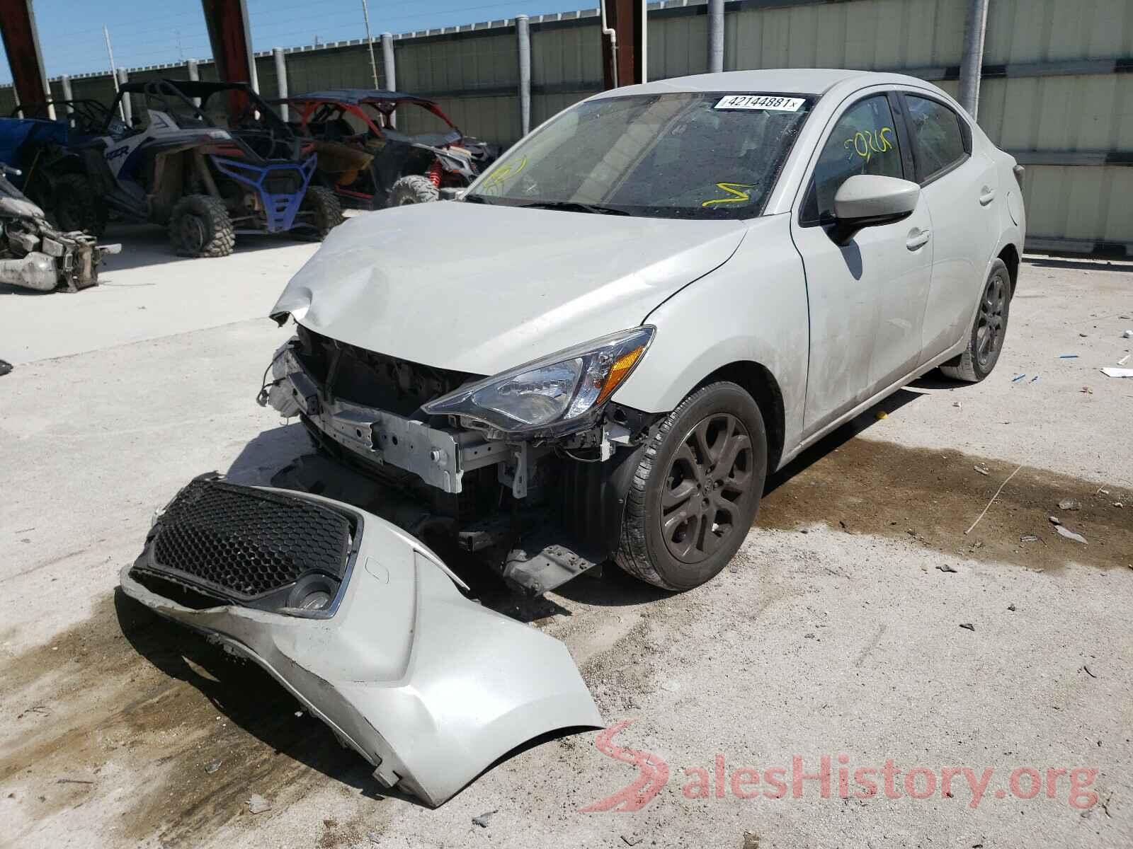 3MYDLBYV8KY502074 2019 TOYOTA YARIS