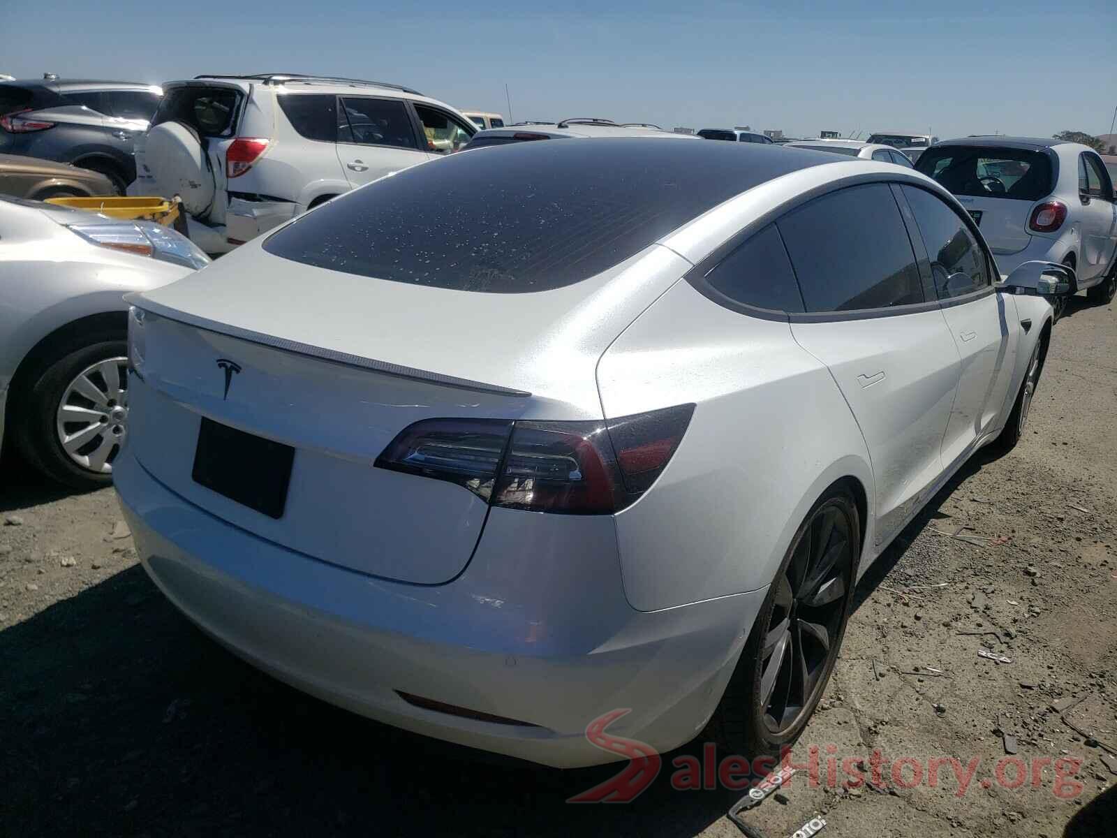 5YJ3E1EB6LF619142 2020 TESLA MODEL 3