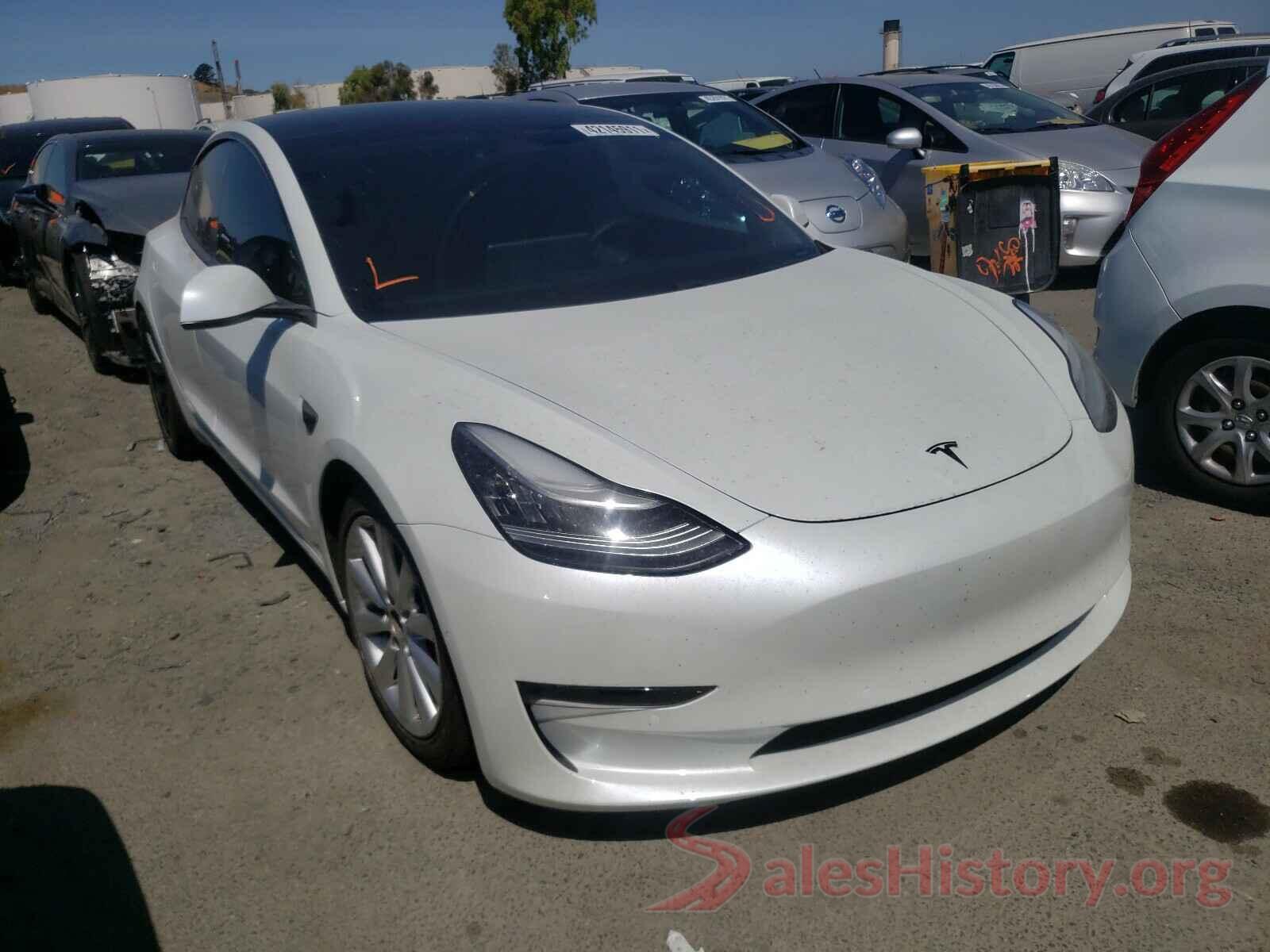 5YJ3E1EB6LF619142 2020 TESLA MODEL 3