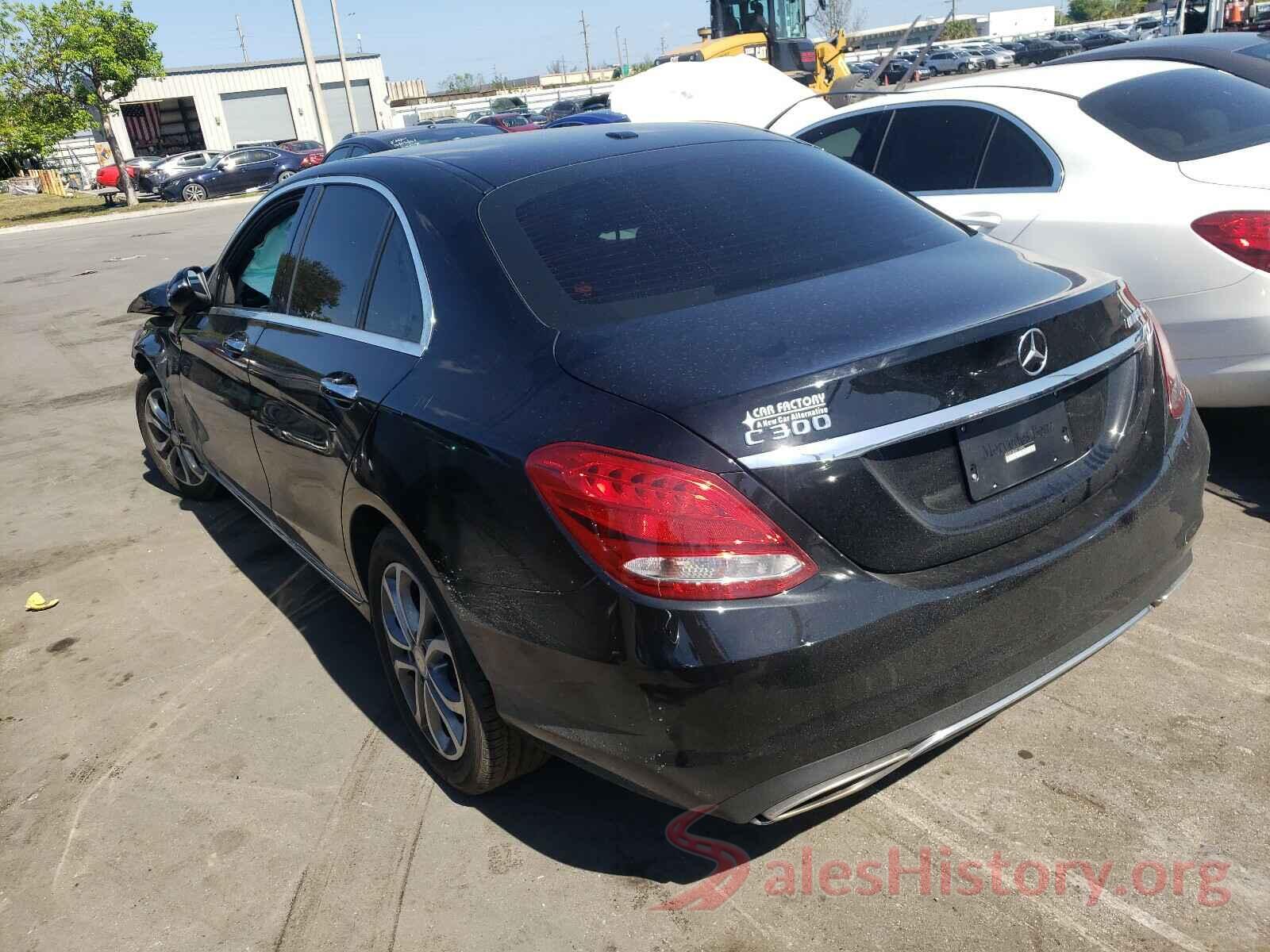 55SWF4JB4HU189974 2017 MERCEDES-BENZ C CLASS