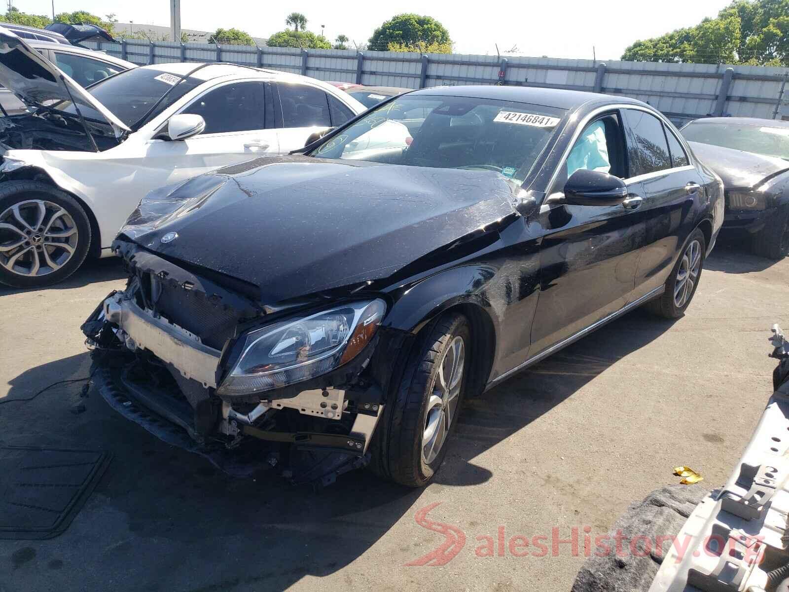 55SWF4JB4HU189974 2017 MERCEDES-BENZ C CLASS