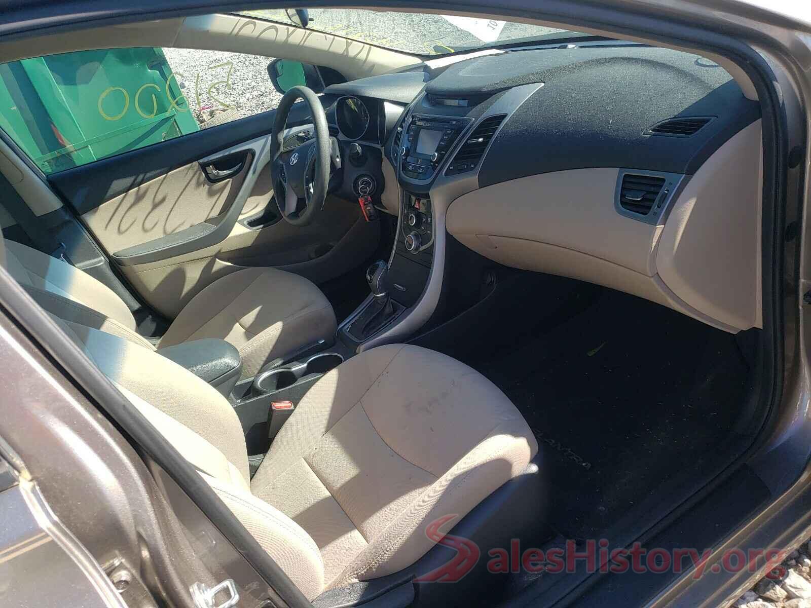 5NPDH4AE9GH670364 2016 HYUNDAI ELANTRA