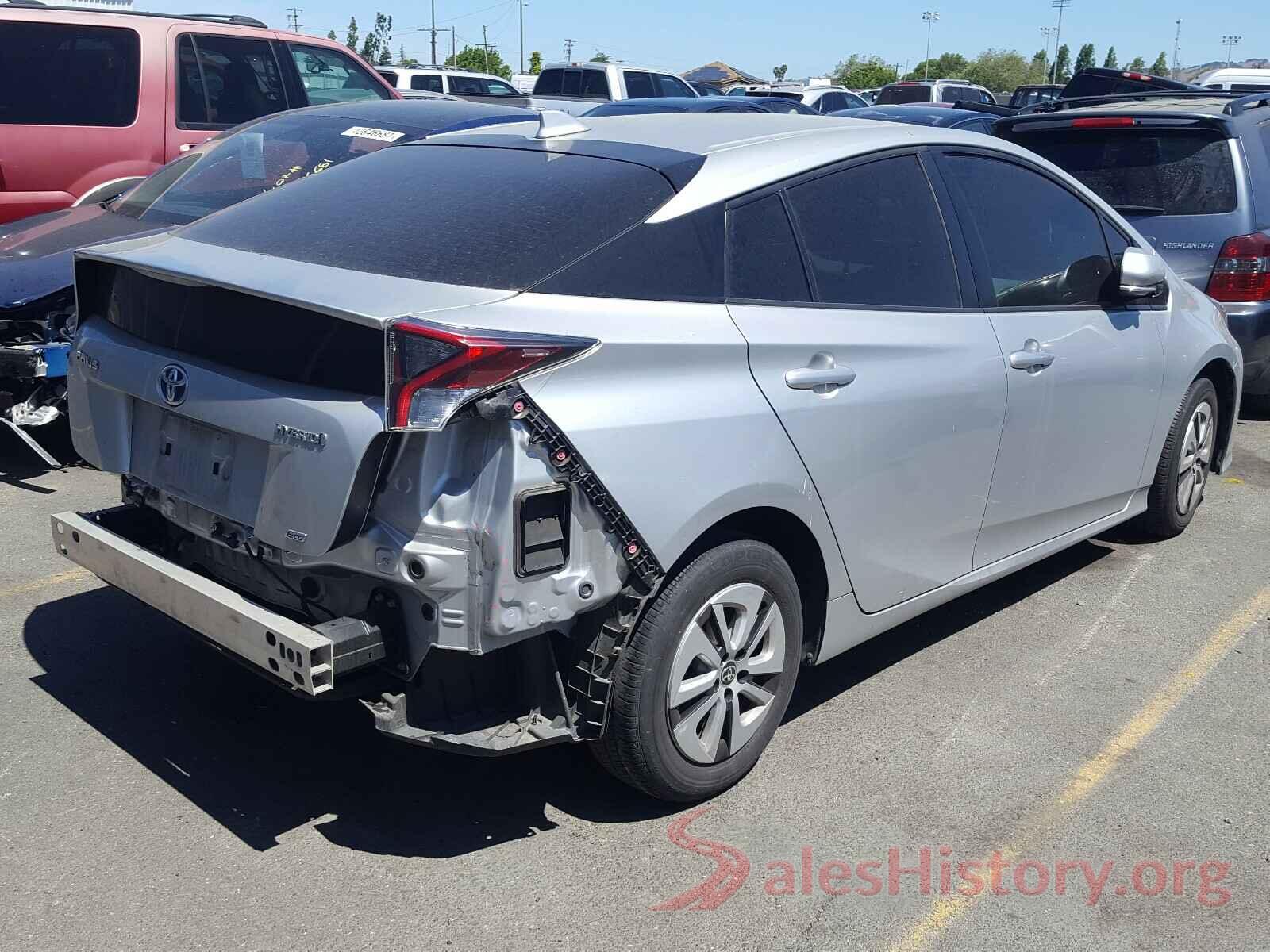 JTDKARFU9G3017537 2016 TOYOTA PRIUS