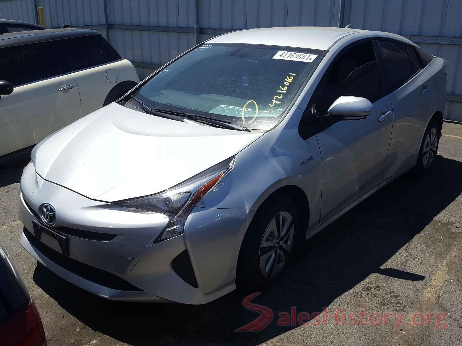 JTDKARFU9G3017537 2016 TOYOTA PRIUS