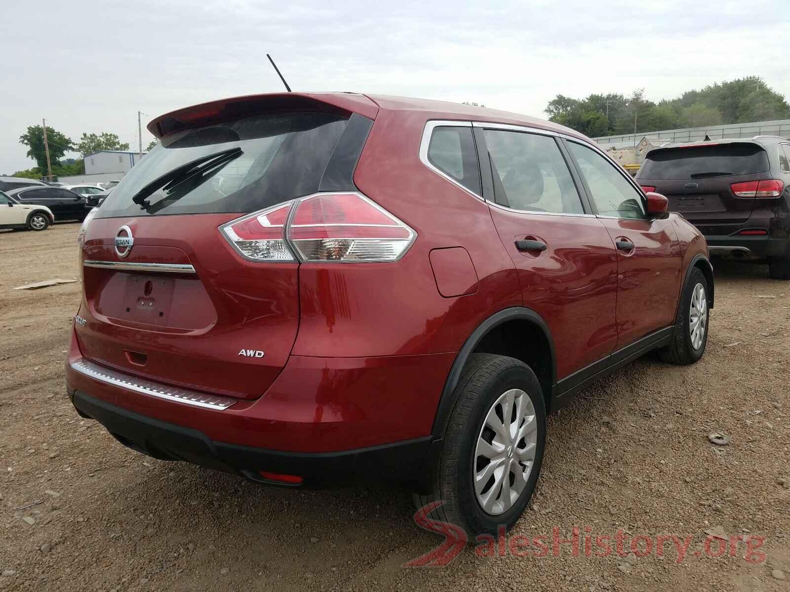 KNMAT2MV6GP660932 2016 NISSAN ROGUE