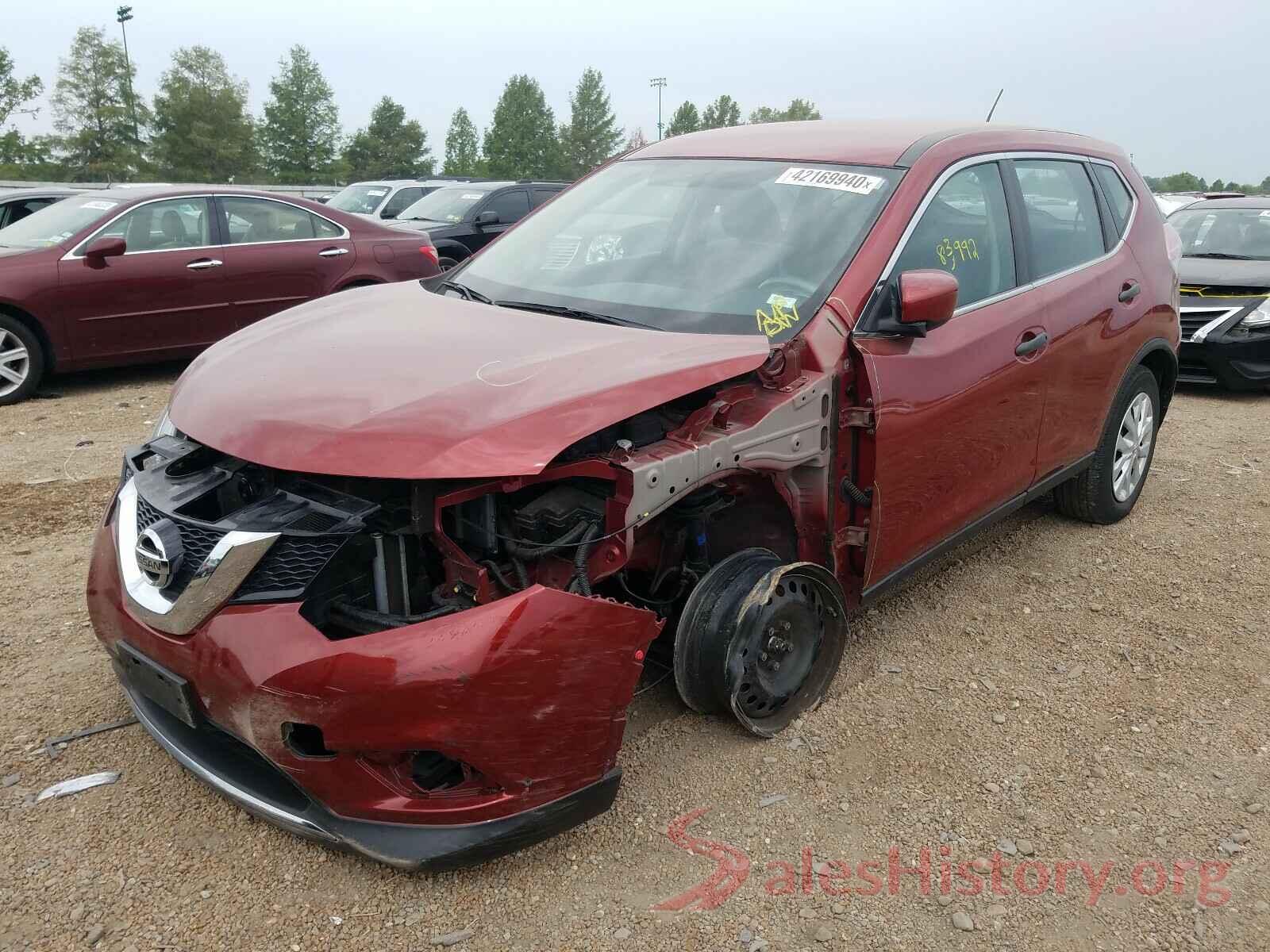 KNMAT2MV6GP660932 2016 NISSAN ROGUE