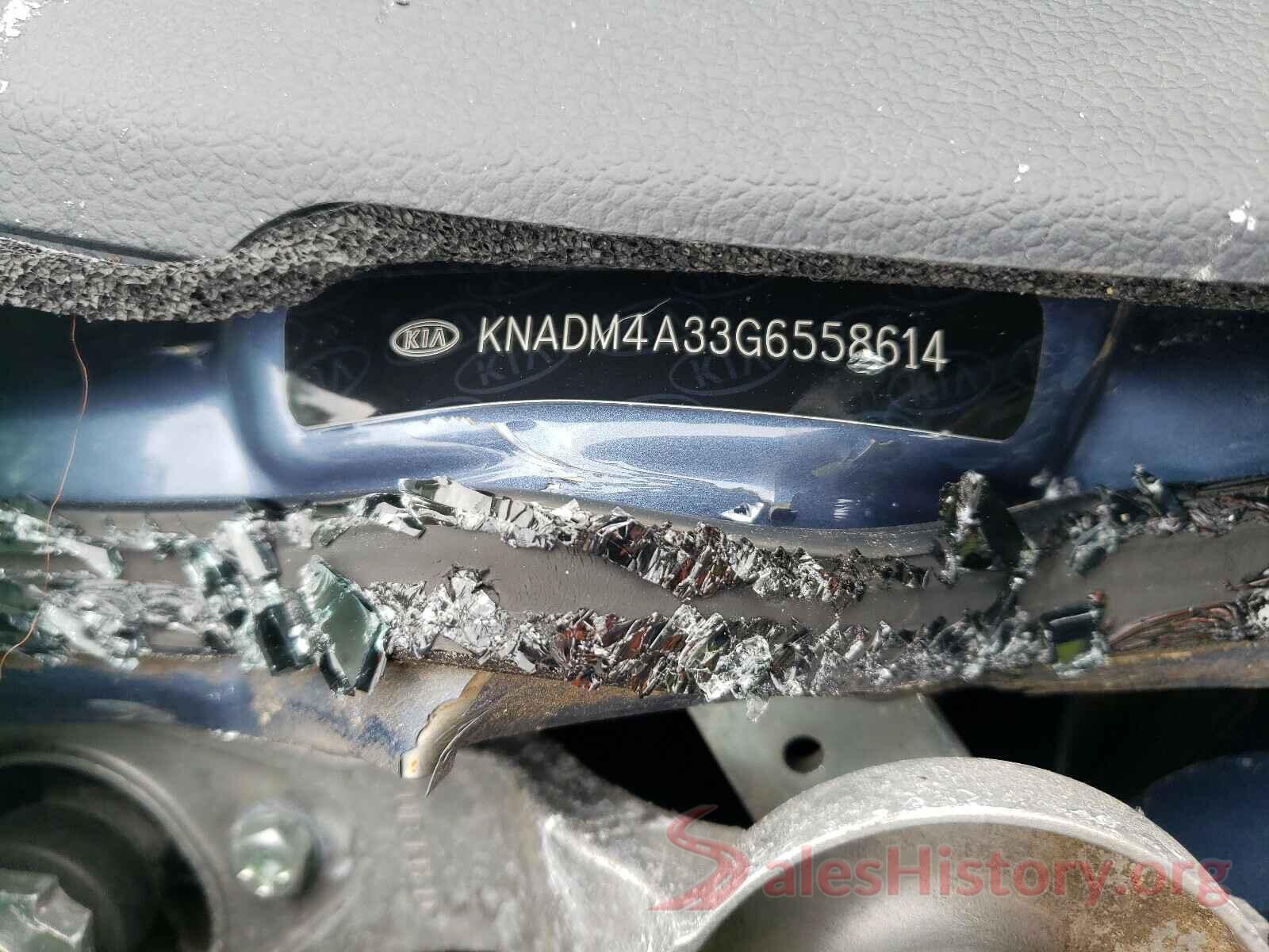 KNADM4A33G6558614 2016 KIA RIO