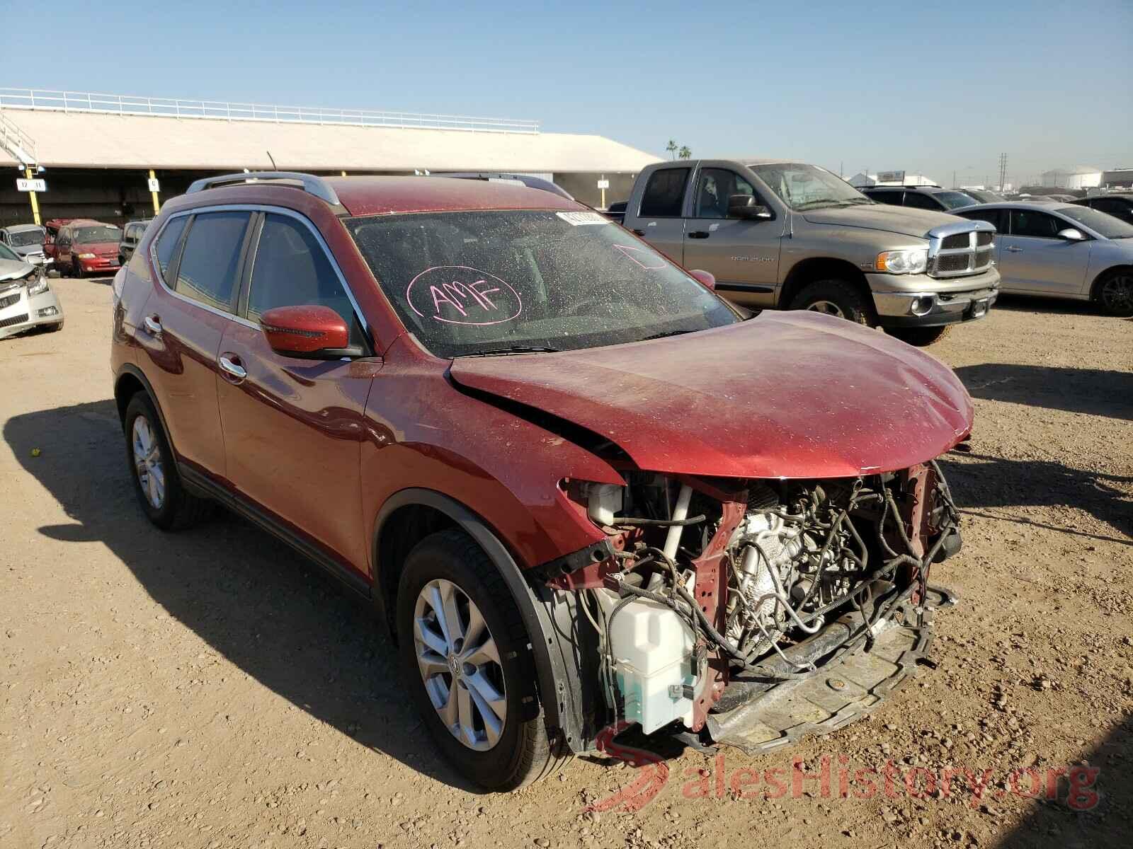 KNMAT2MT5GP685609 2016 NISSAN ROGUE