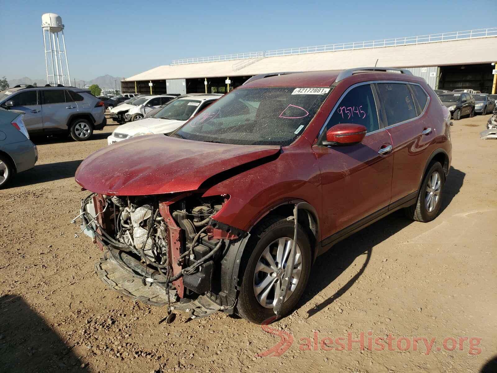 KNMAT2MT5GP685609 2016 NISSAN ROGUE