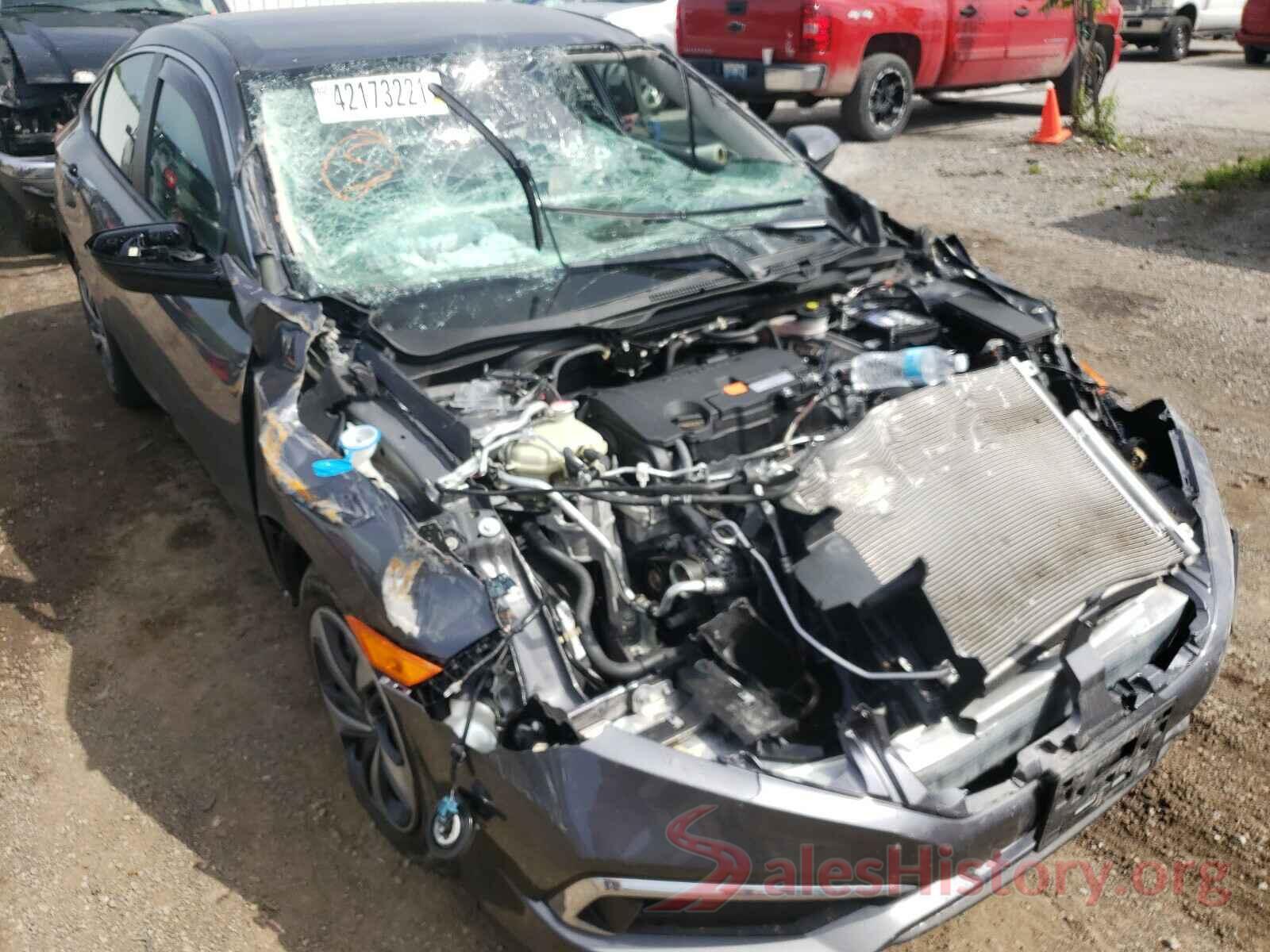 2HGFC2E66KH567291 2019 HONDA CIVIC