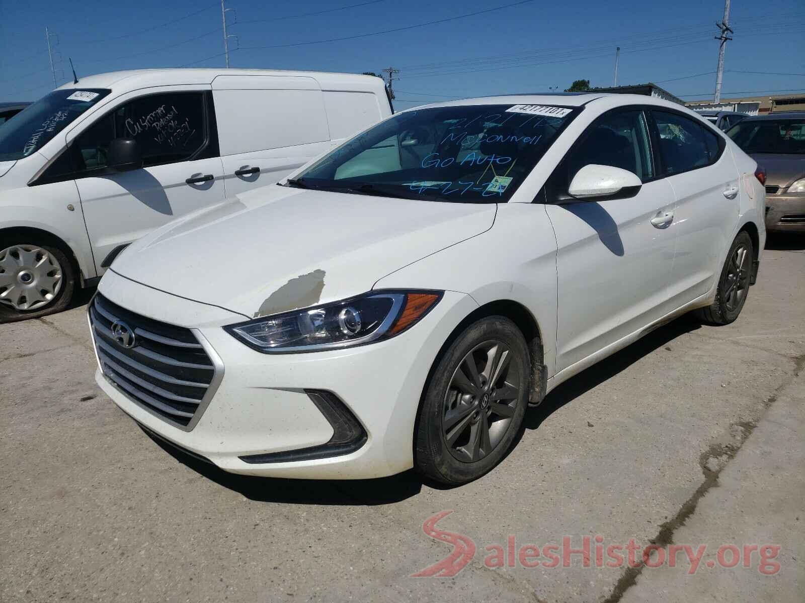 5NPD84LFXJH312476 2018 HYUNDAI ELANTRA