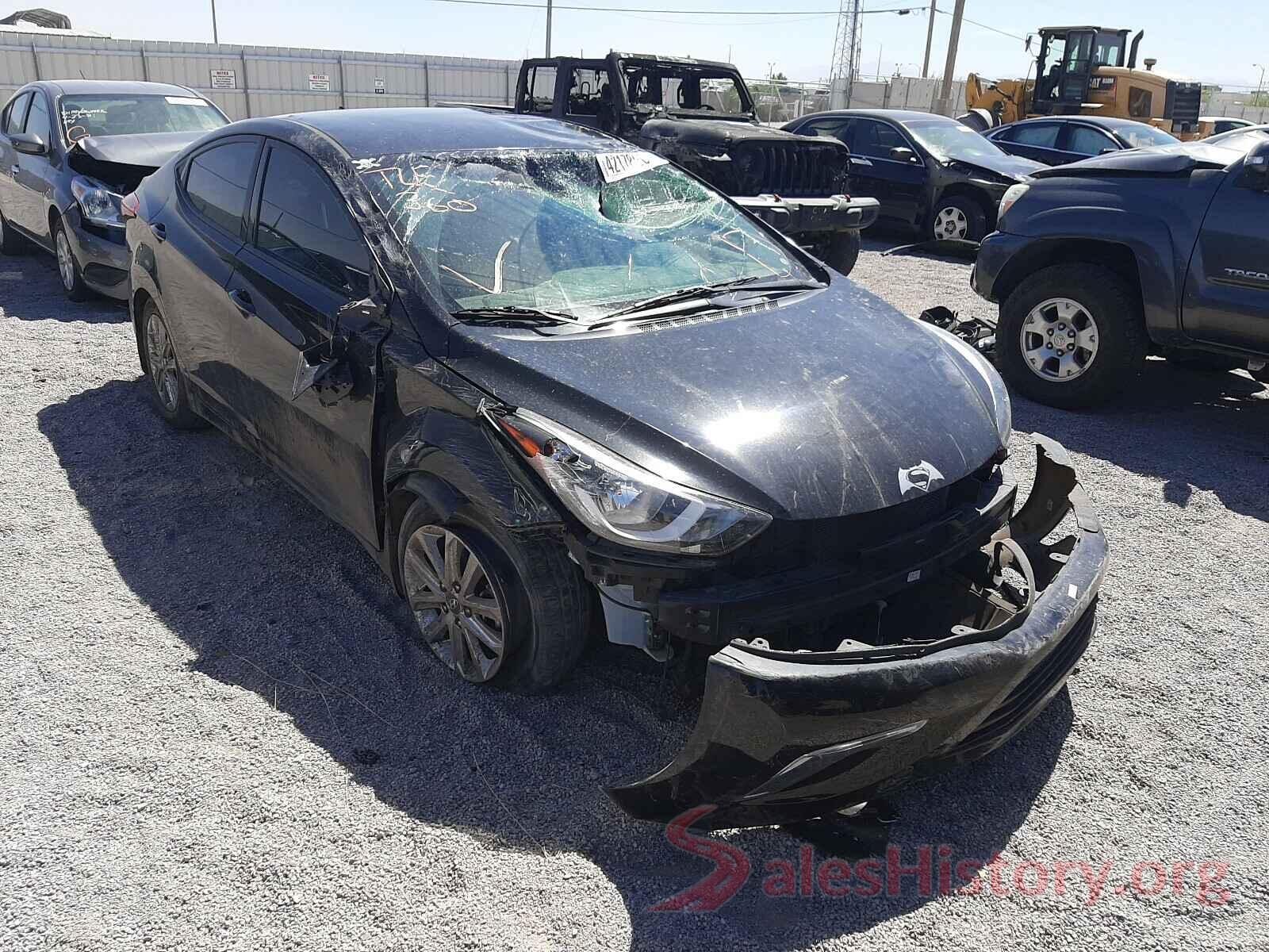 KMHDH4AE2GU607656 2016 HYUNDAI ELANTRA