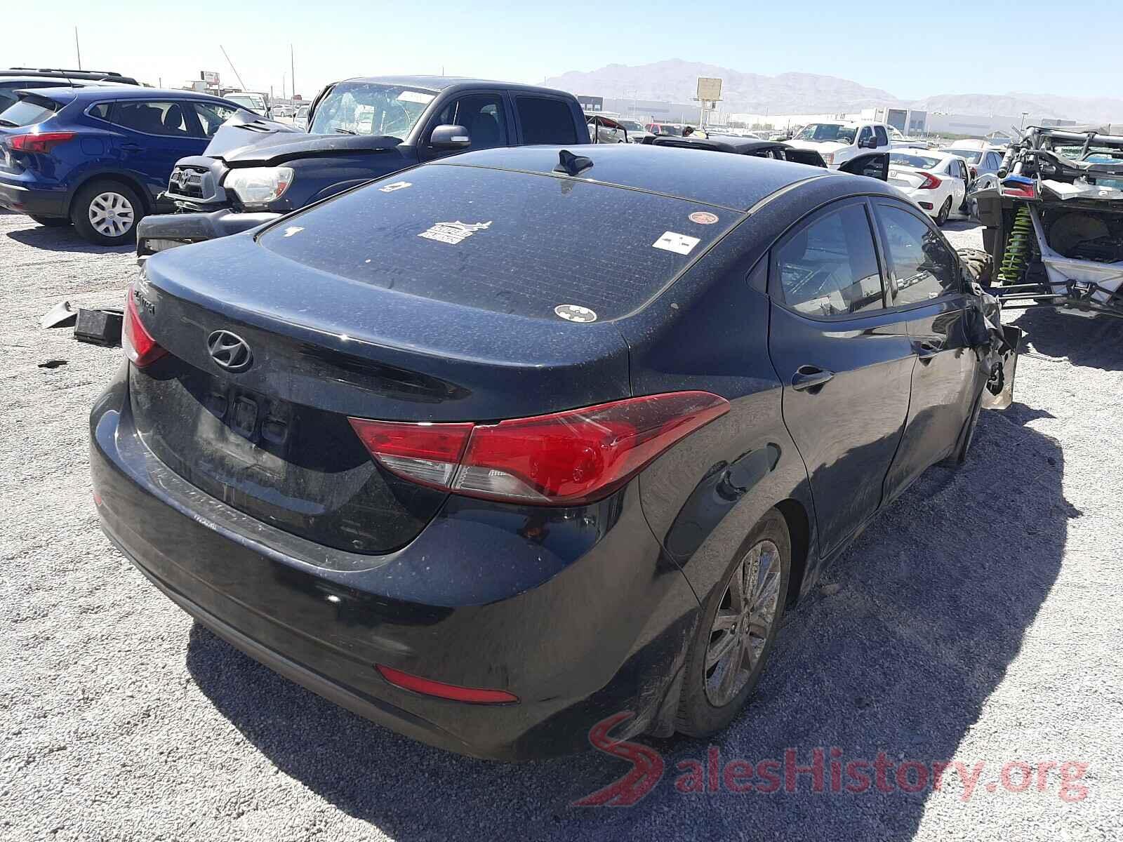 KMHDH4AE2GU607656 2016 HYUNDAI ELANTRA