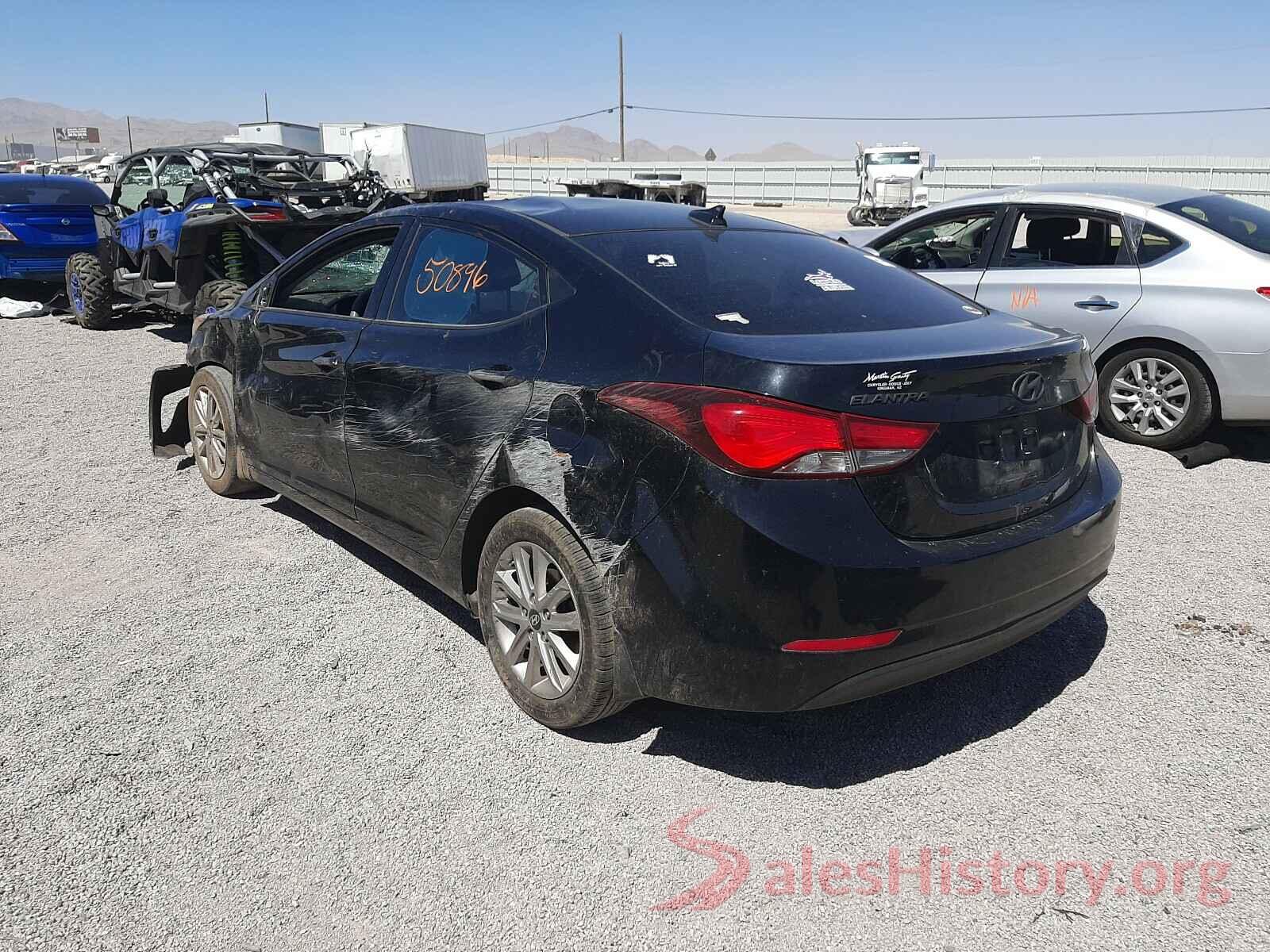 KMHDH4AE2GU607656 2016 HYUNDAI ELANTRA