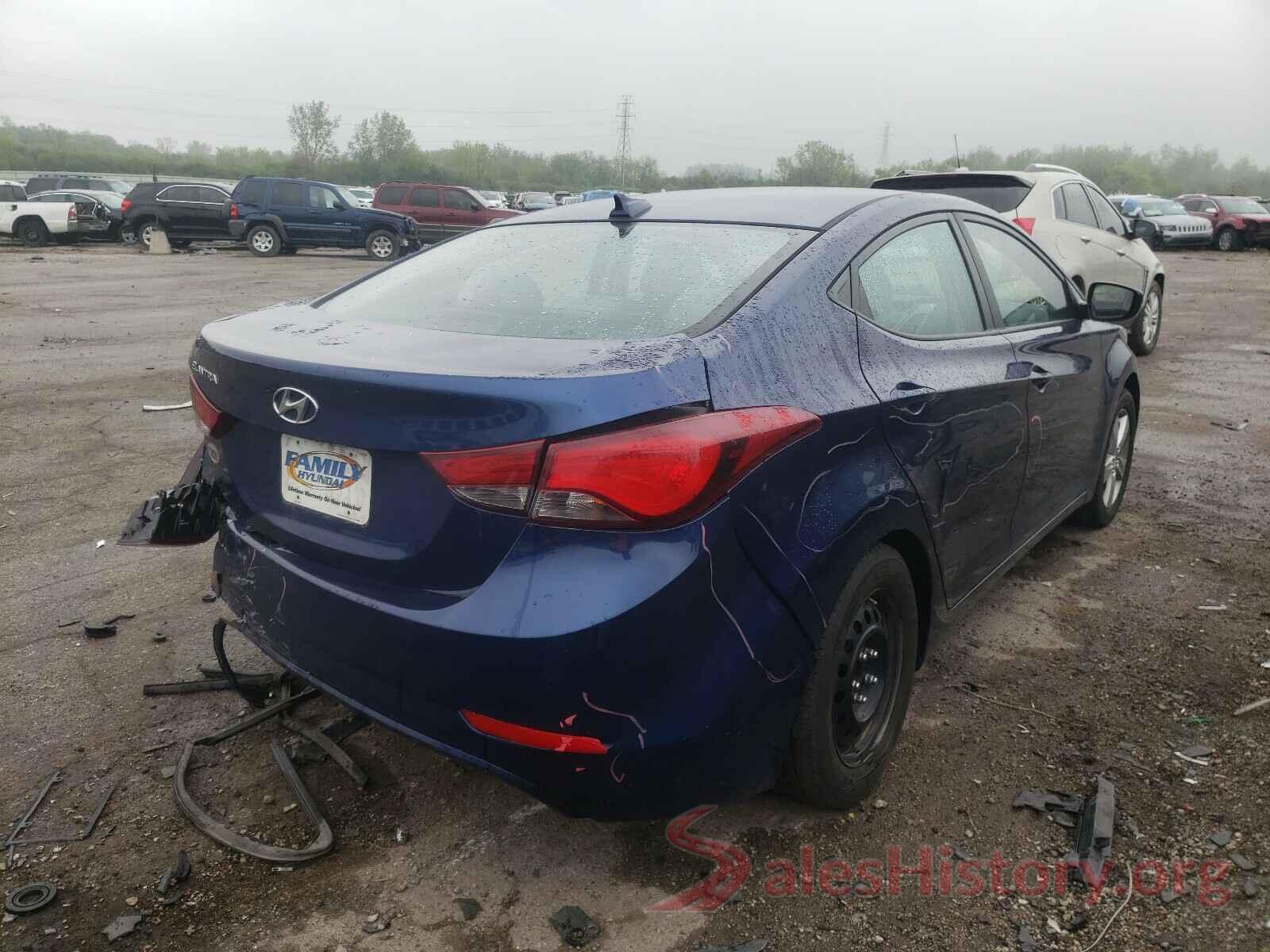 5NPDH4AE2GH764893 2016 HYUNDAI ELANTRA