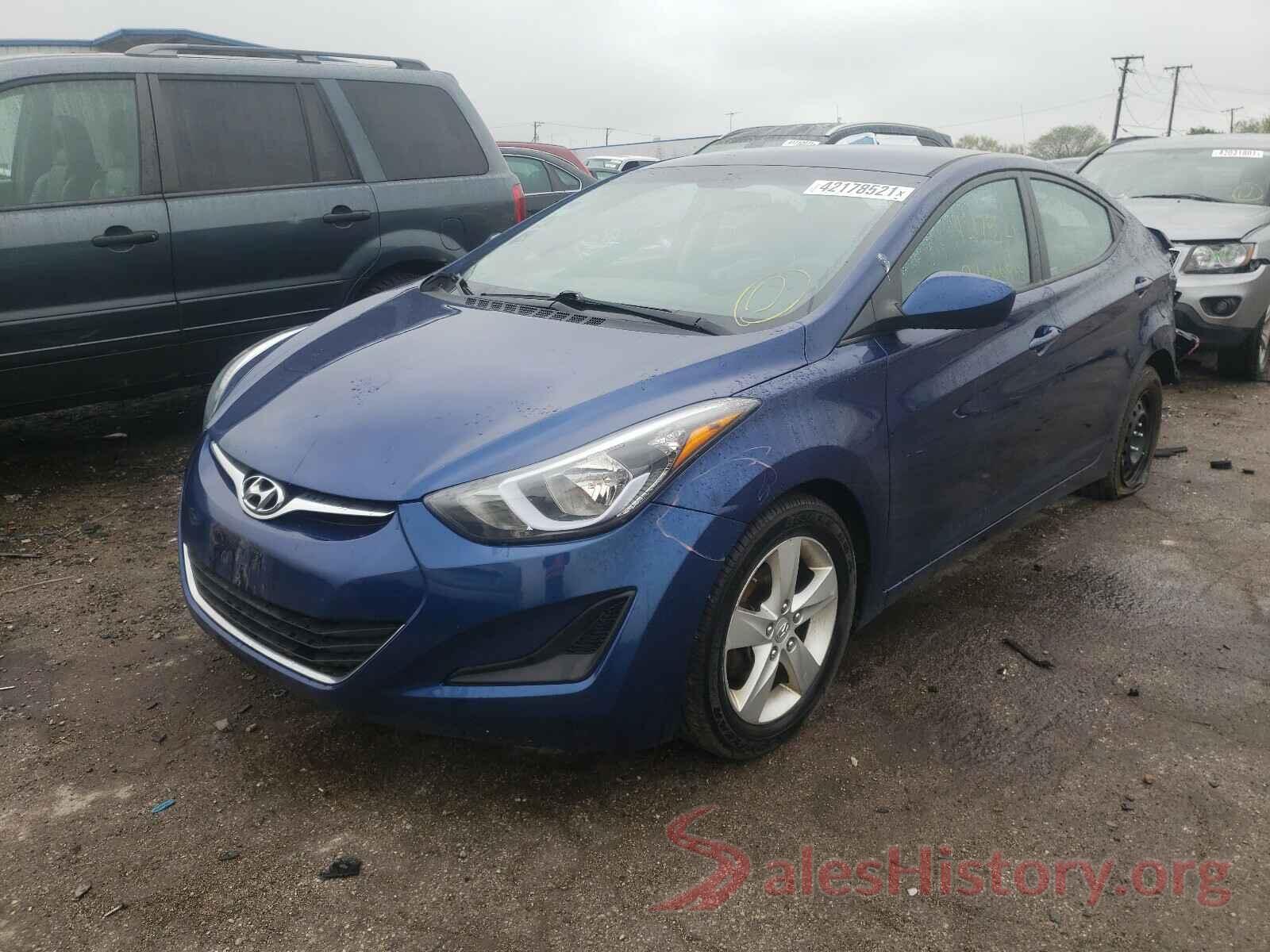 5NPDH4AE2GH764893 2016 HYUNDAI ELANTRA