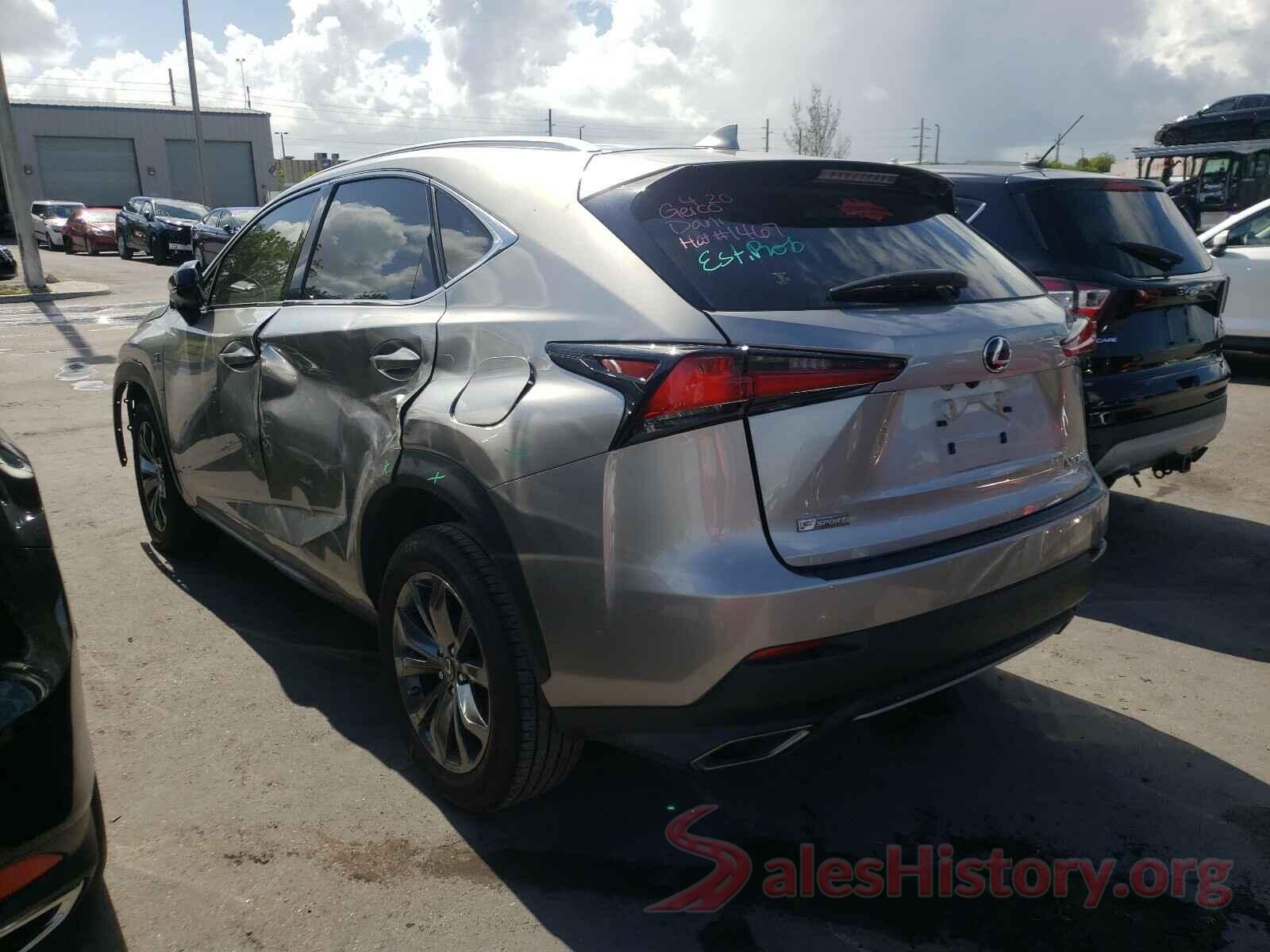 JTJJARBZ9L2175614 2020 LEXUS NX