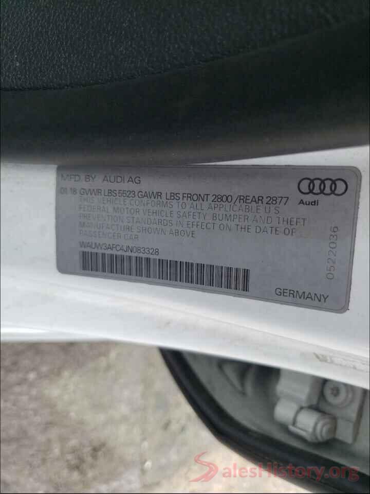 WAUW3AFC4JN083328 2018 AUDI A7