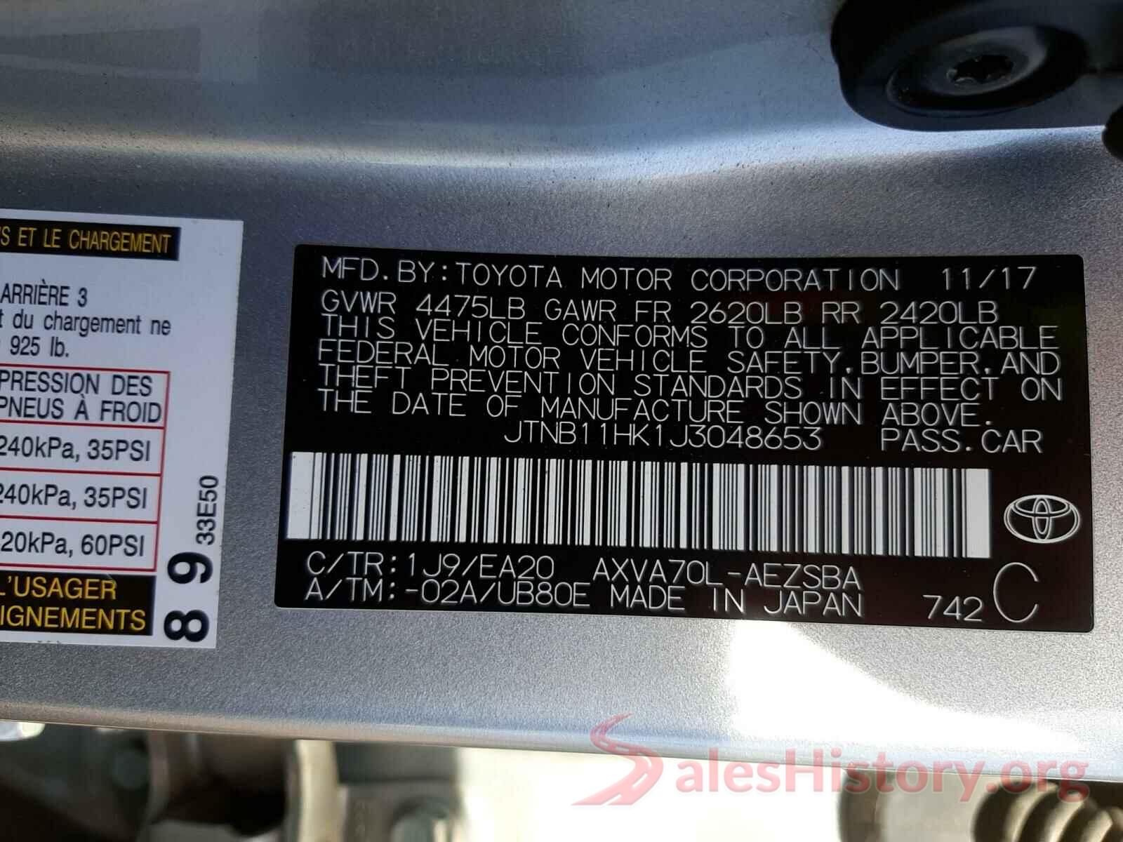 JTNB11HK1J3048653 2018 TOYOTA CAMRY