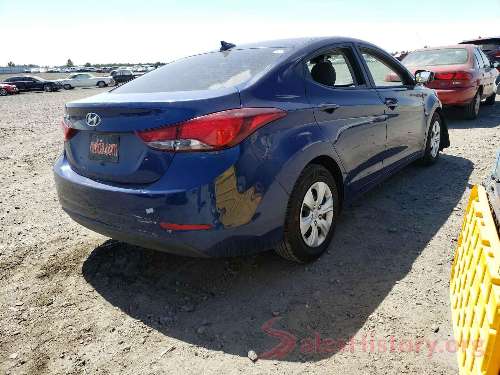 5NPDH4AE9GH691912 2016 HYUNDAI ELANTRA