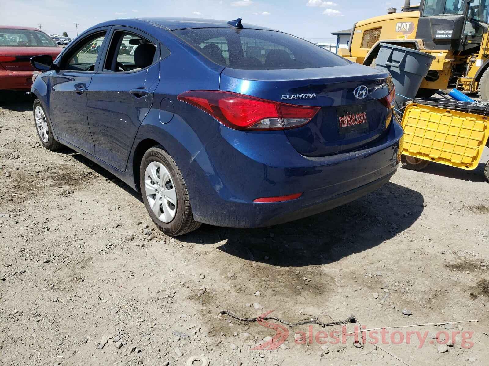 5NPDH4AE9GH691912 2016 HYUNDAI ELANTRA