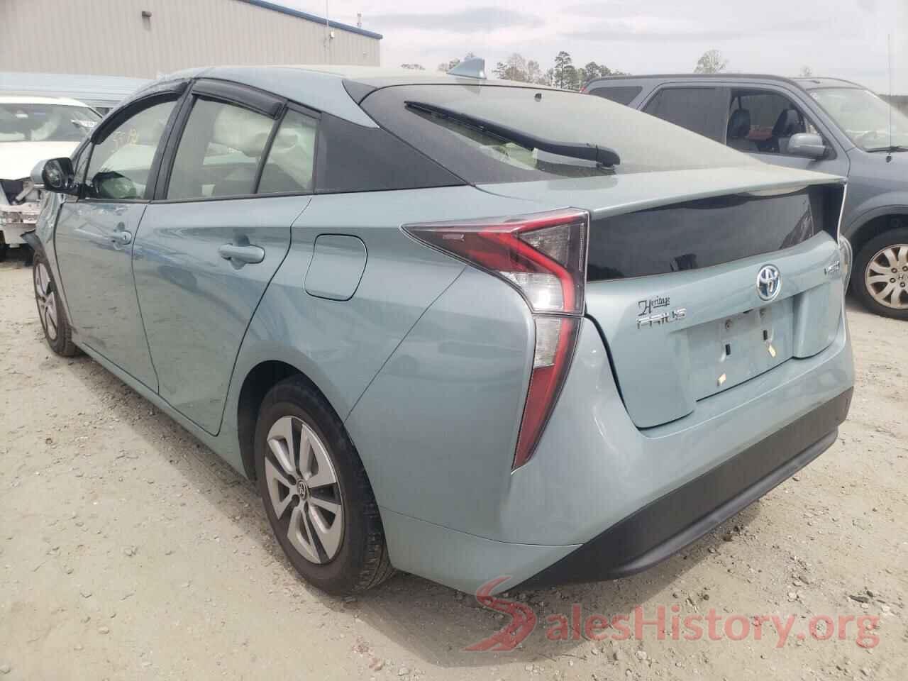 JTDKARFU8G3527166 2016 TOYOTA PRIUS