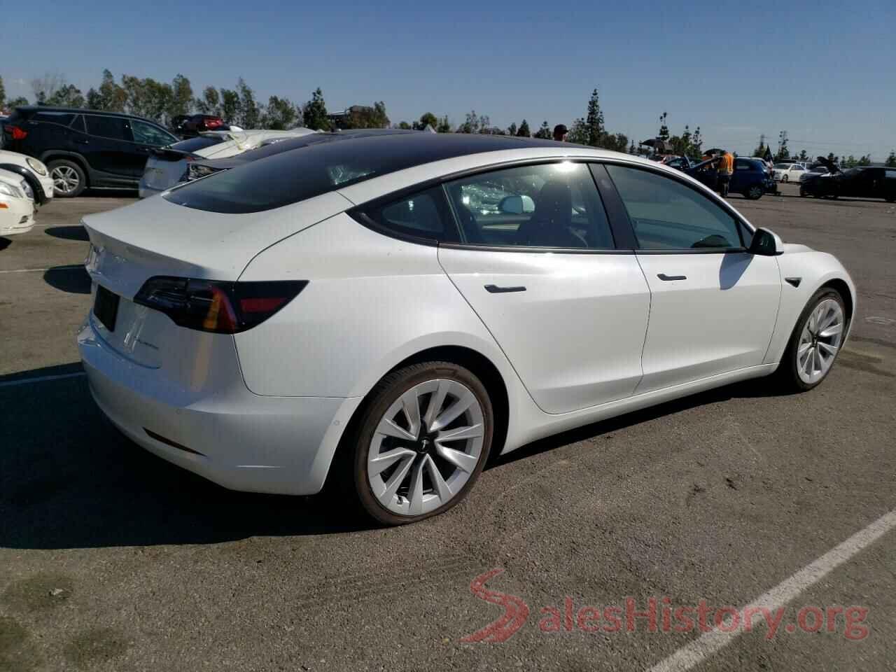 5YJ3E1EB8NF187981 2022 TESLA MODEL 3