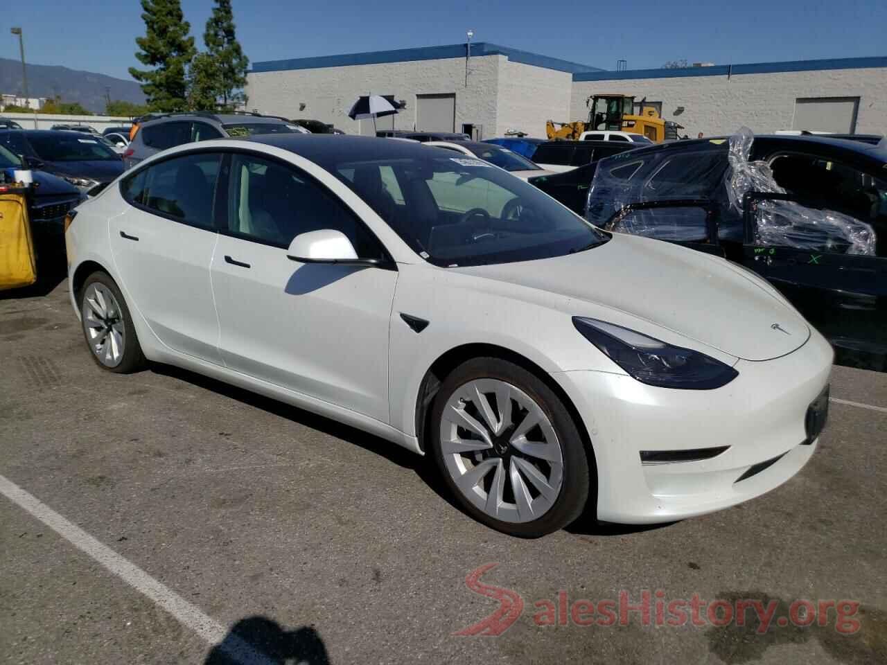 5YJ3E1EB8NF187981 2022 TESLA MODEL 3