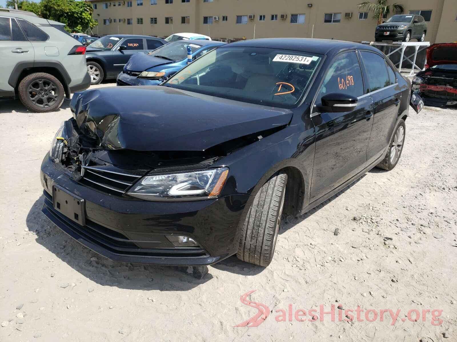 3VWL17AJ1GM361509 2016 VOLKSWAGEN JETTA