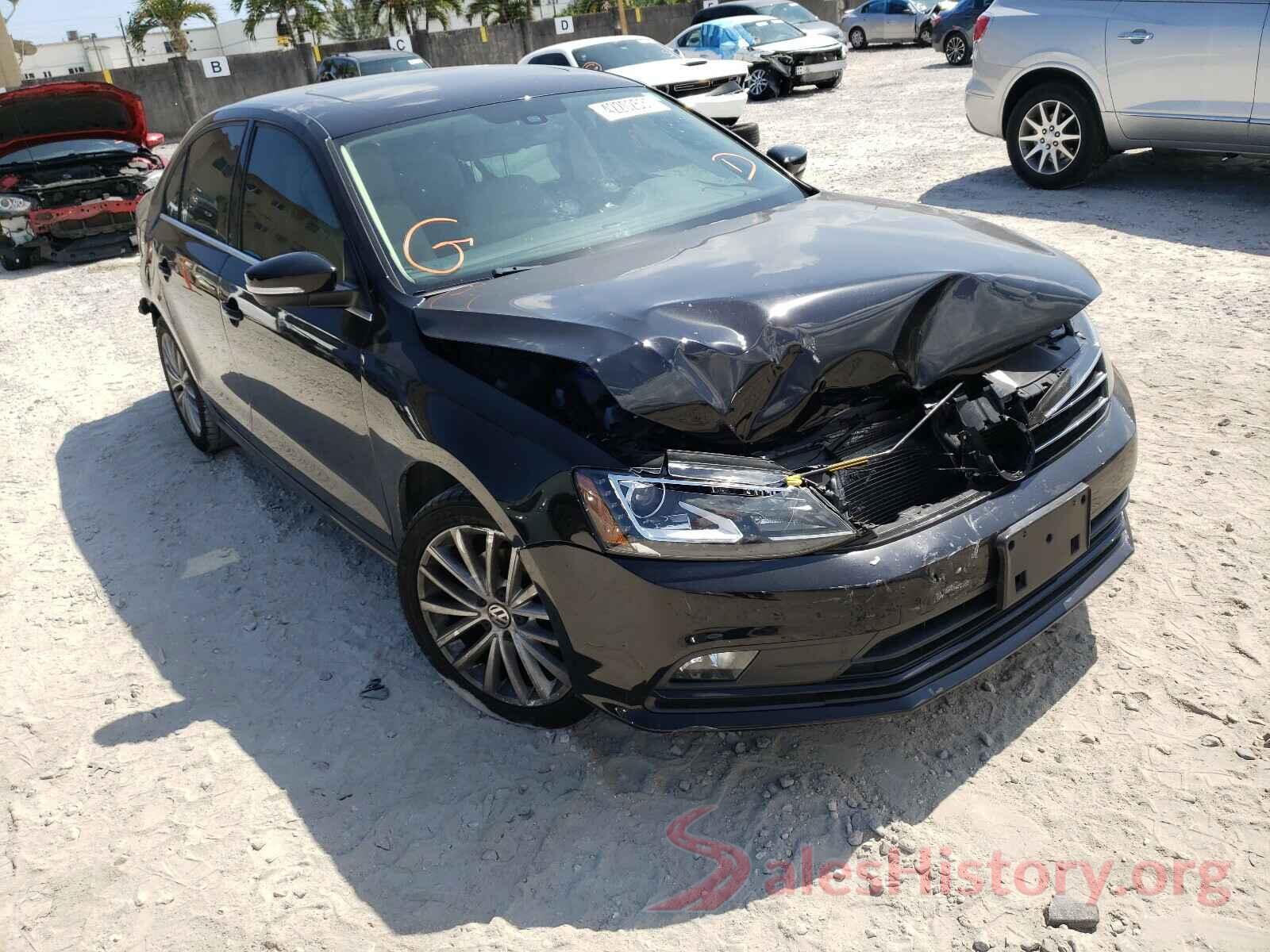 3VWL17AJ1GM361509 2016 VOLKSWAGEN JETTA