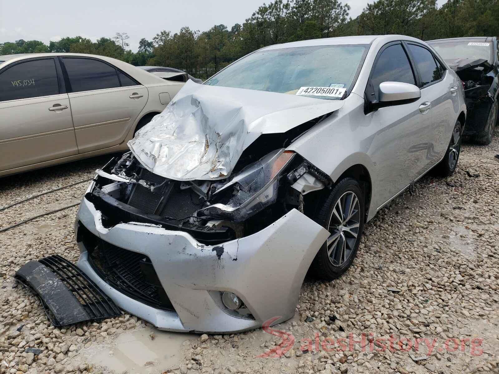 5YFBURHE2GP368522 2016 TOYOTA COROLLA