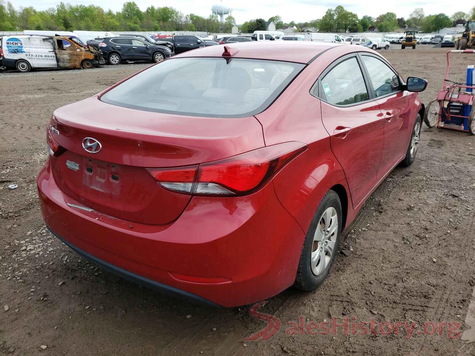 KMHDH4AEXGU572686 2016 HYUNDAI ELANTRA