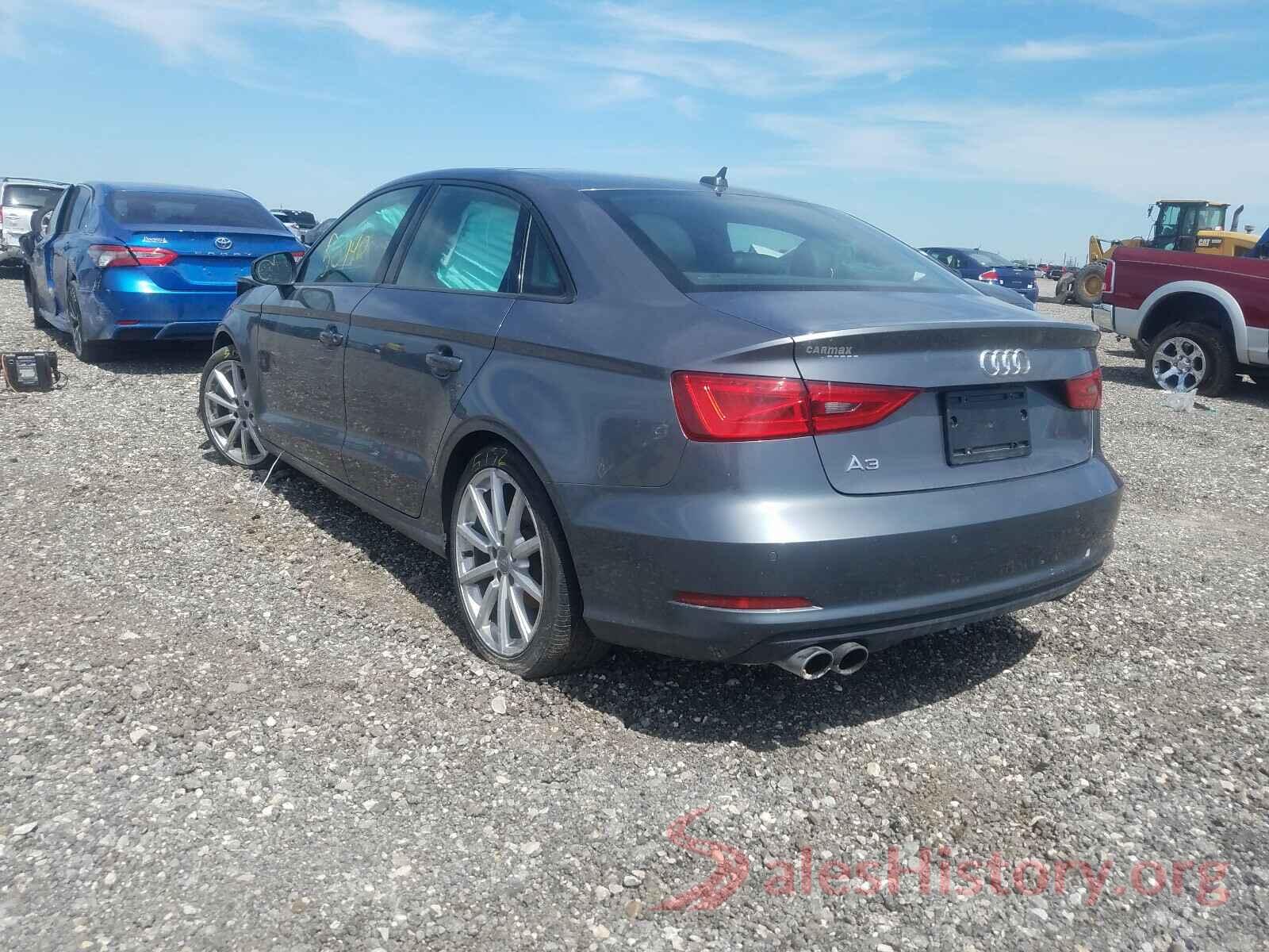 WAUA7GFF4G1020595 2016 AUDI A3