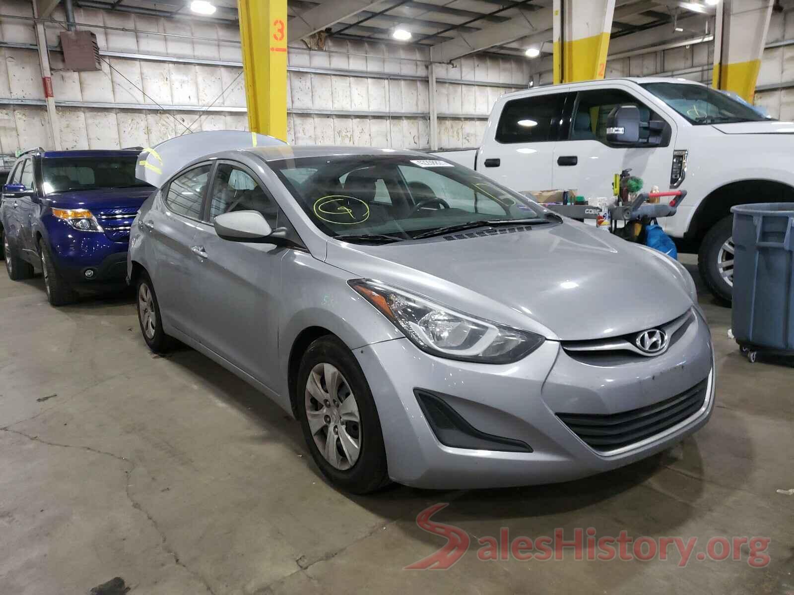 5NPDH4AE3GH699276 2016 HYUNDAI ELANTRA