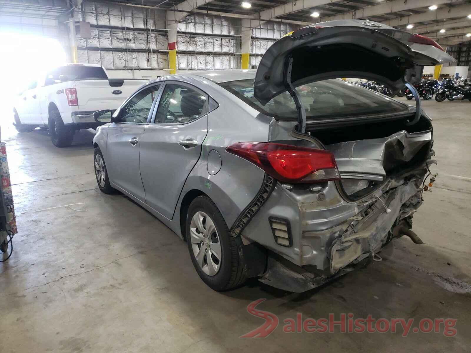 5NPDH4AE3GH699276 2016 HYUNDAI ELANTRA